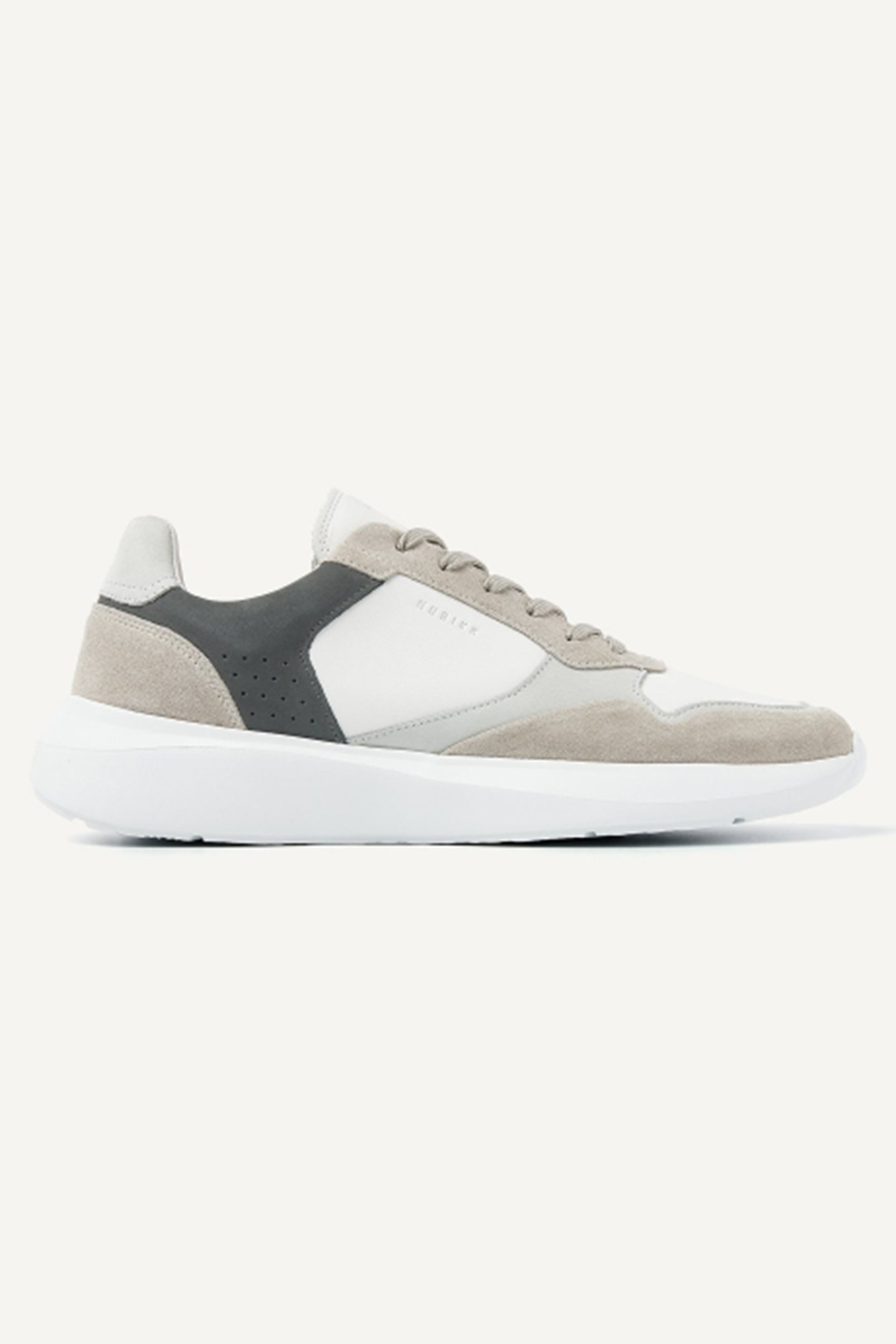 ROCKY ROAD WAVE (M) WHITE LEATHER - GREY 1