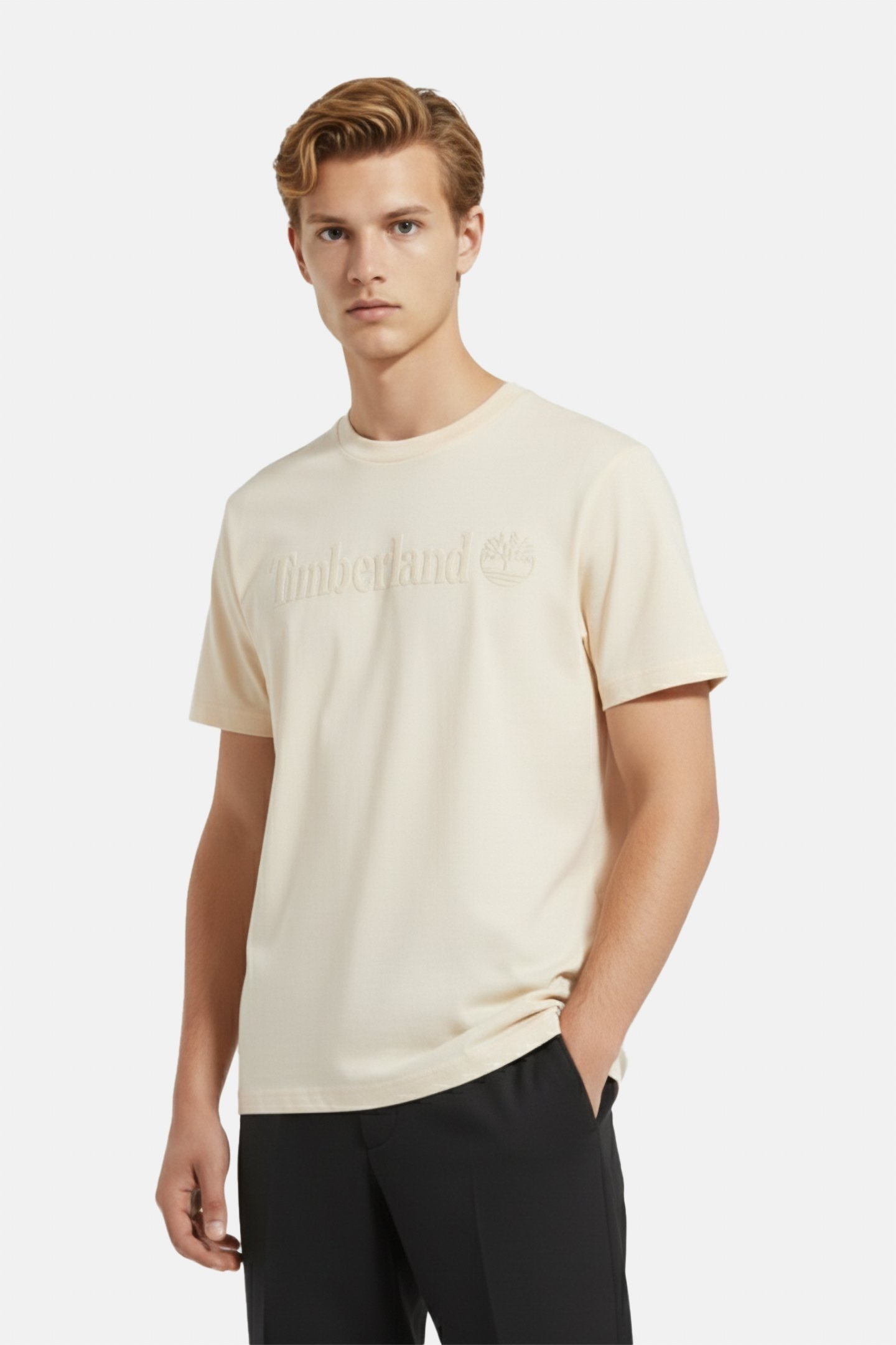HAMPTHON SHORT SLEEVE TEE WHITE SMOKE 1