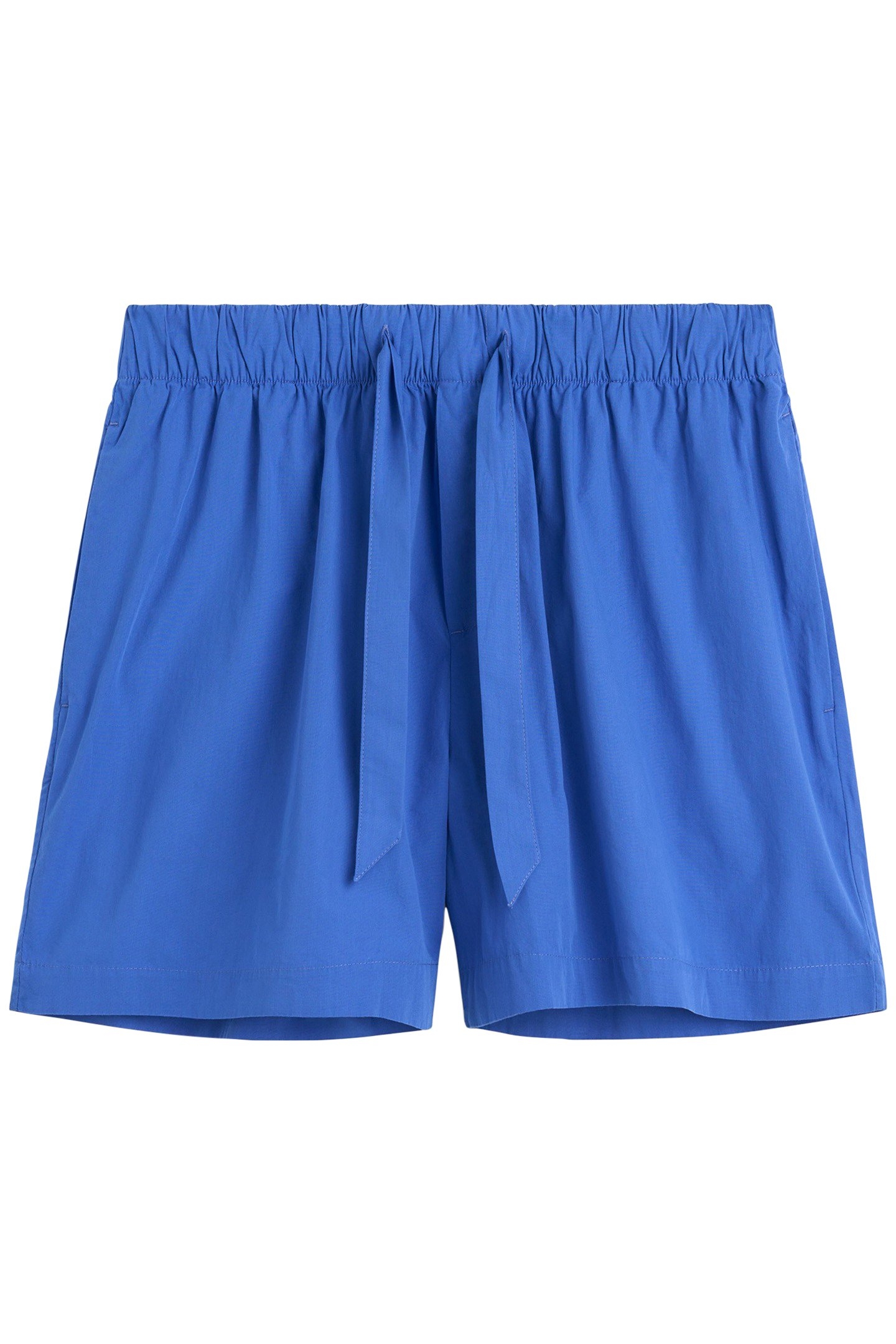 UNISEX POPLIN PYJAMAS SHORTS ROYAL BLUE 4