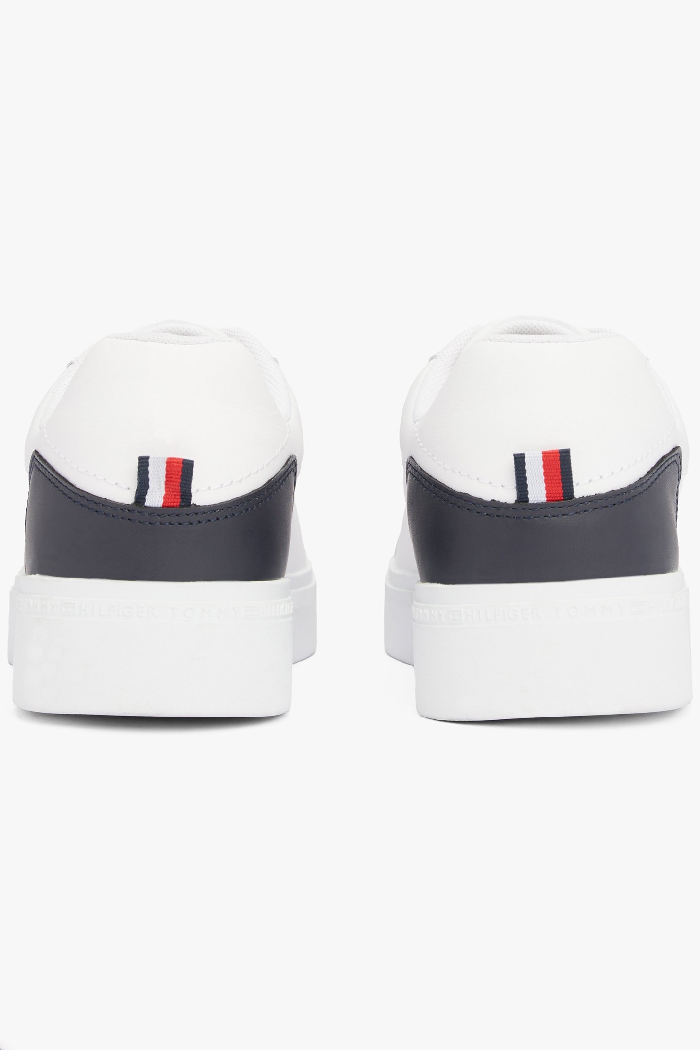 ELEVATED ESSENTIAL LEATHER SNEAKER WHITE 4