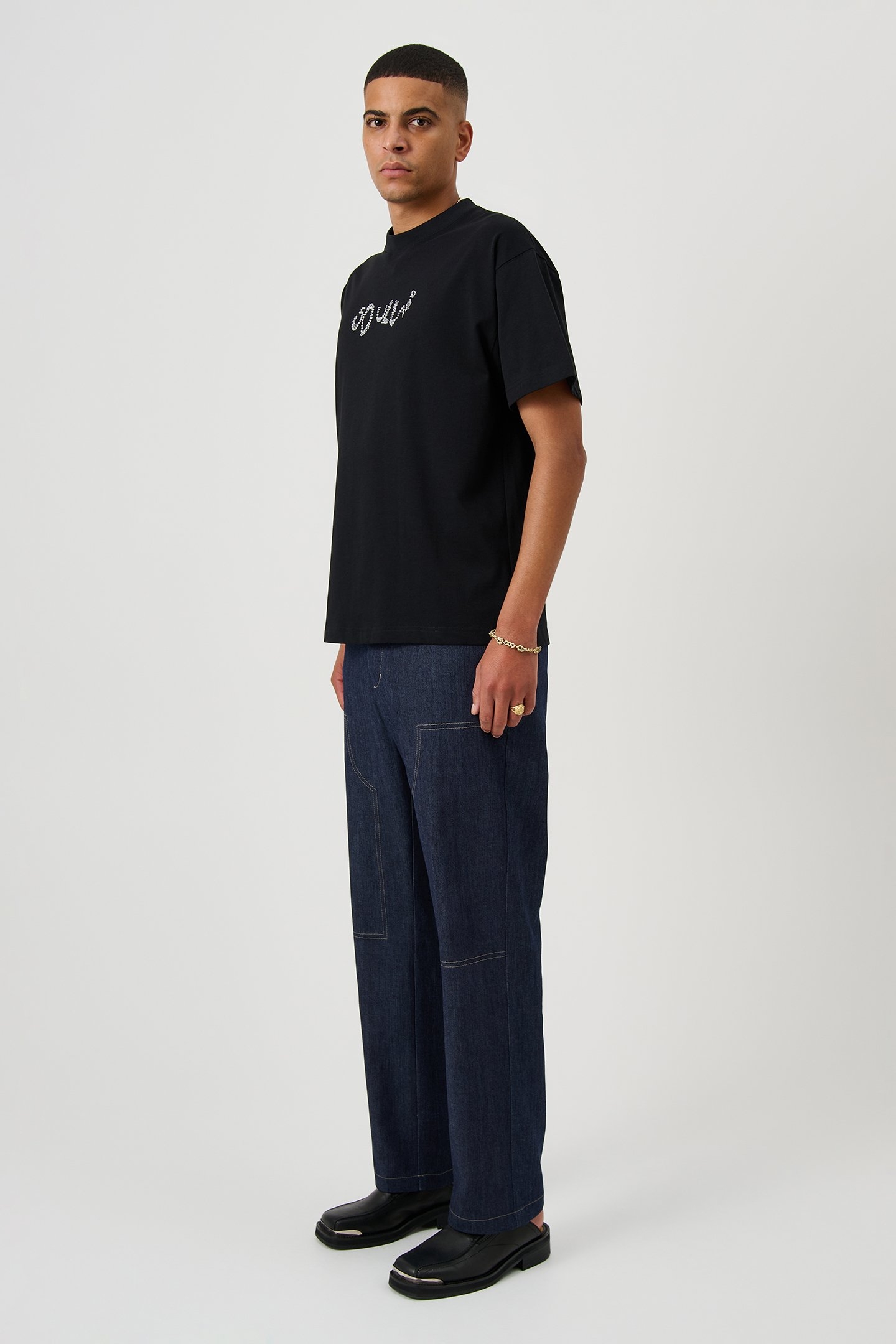 KAI BALDER RHINESTONE T-SHIRT BLACK 3