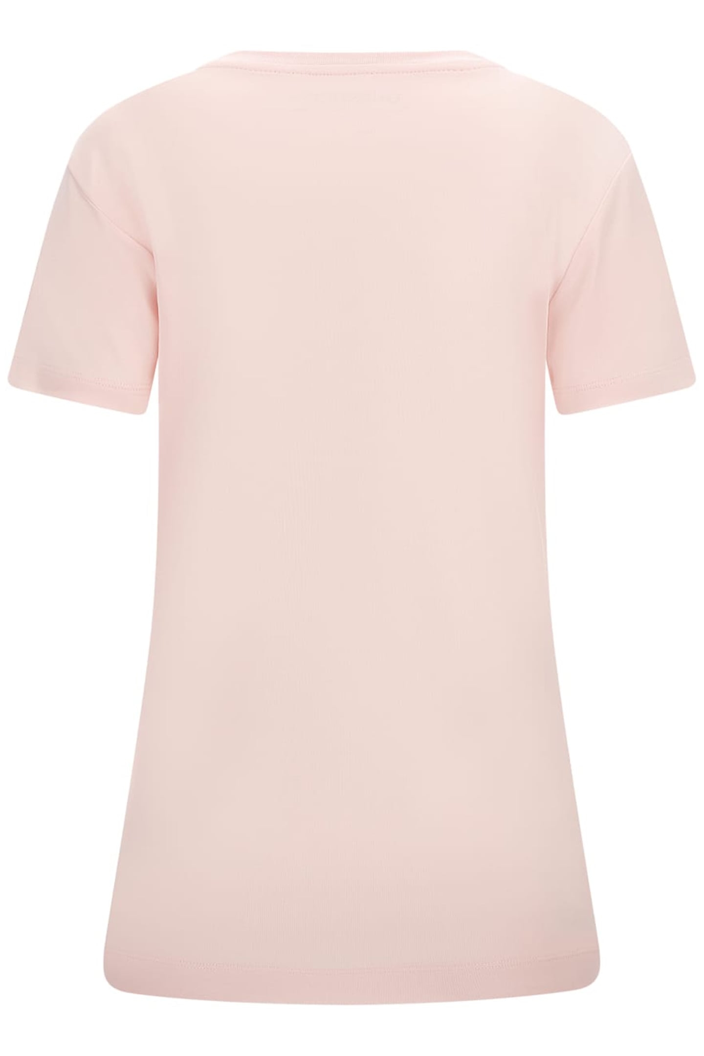 GUESS ECO SS RN FLOWERS TRIANG LOW KEY PINK 2