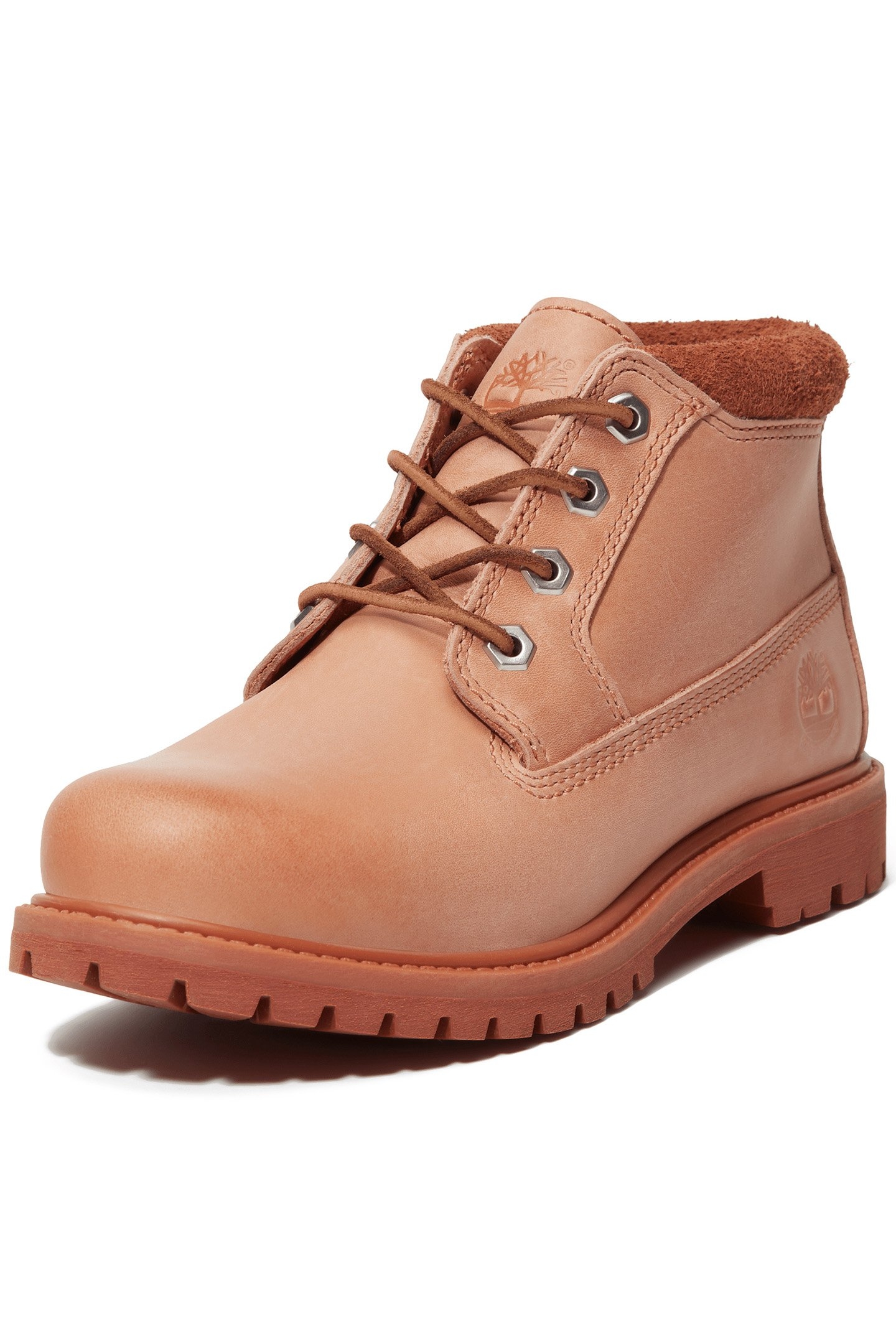 NELLIE MID LACE UP WATERPROOF CHUKKA BOOT LIGHT RED FULL GRA 5