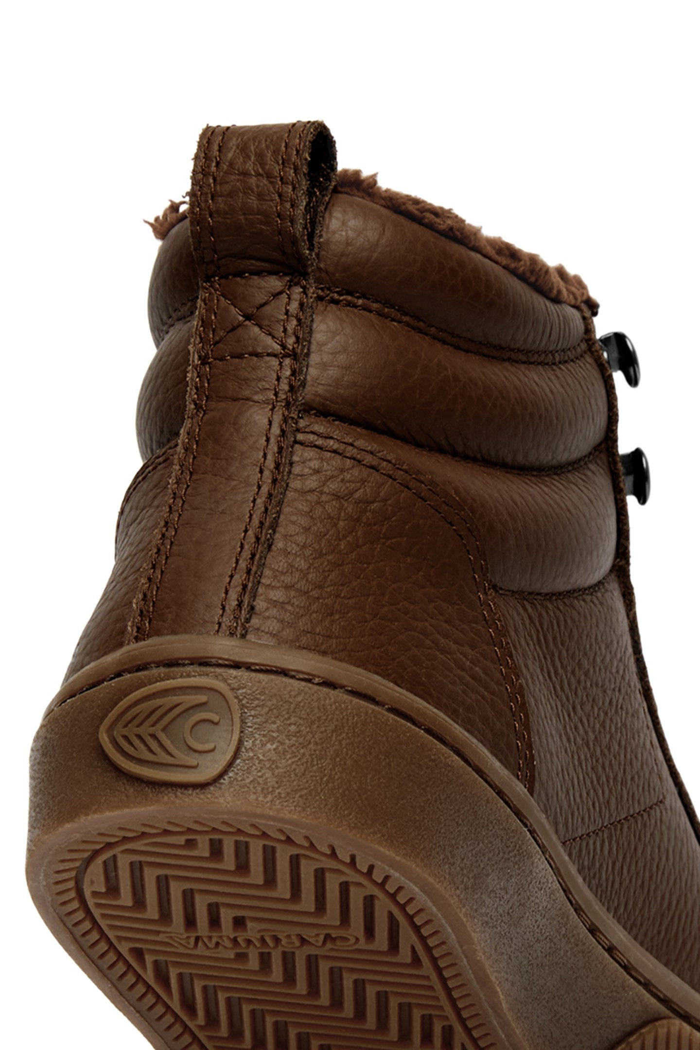 OCA THERMA HIGH HOOKS BROWN PREMIUM LEATHER BOOT BROWN 5