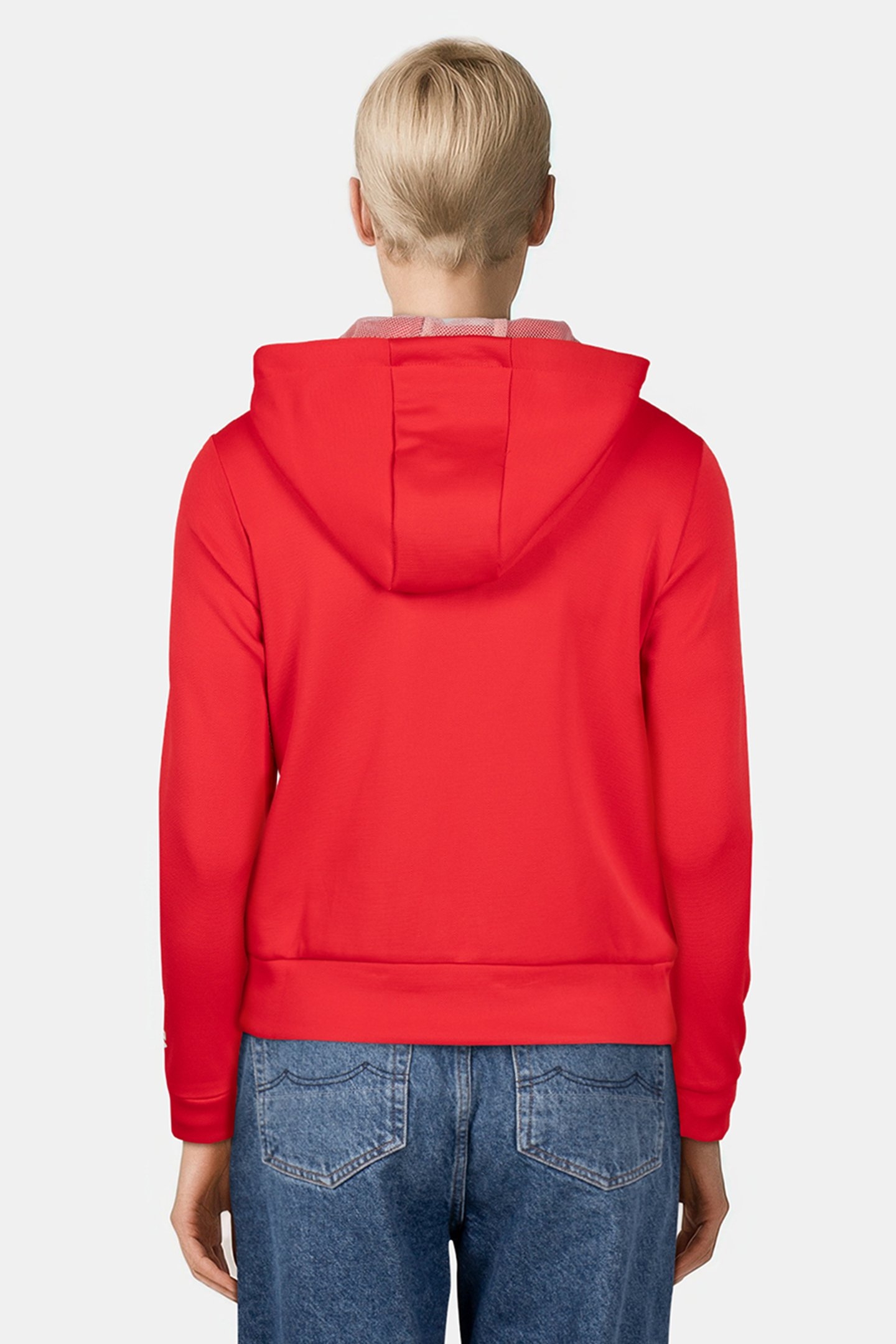 WOMAN HOODIE FULL ZIP A-AFW817S23 POPPY RED 17 1664 TPG 4