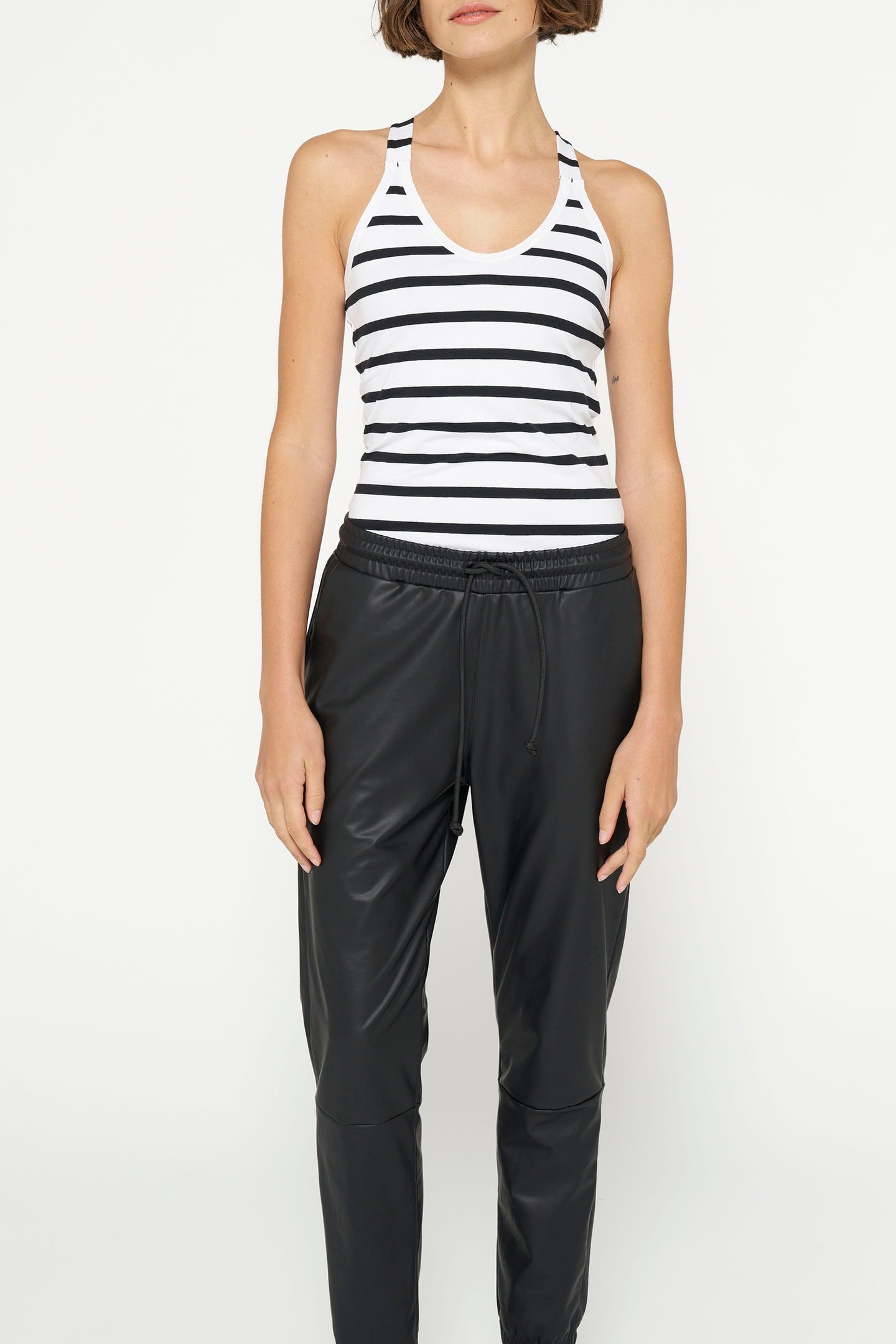 THE WRAPPER STRIPE WHITE/BLACK 1