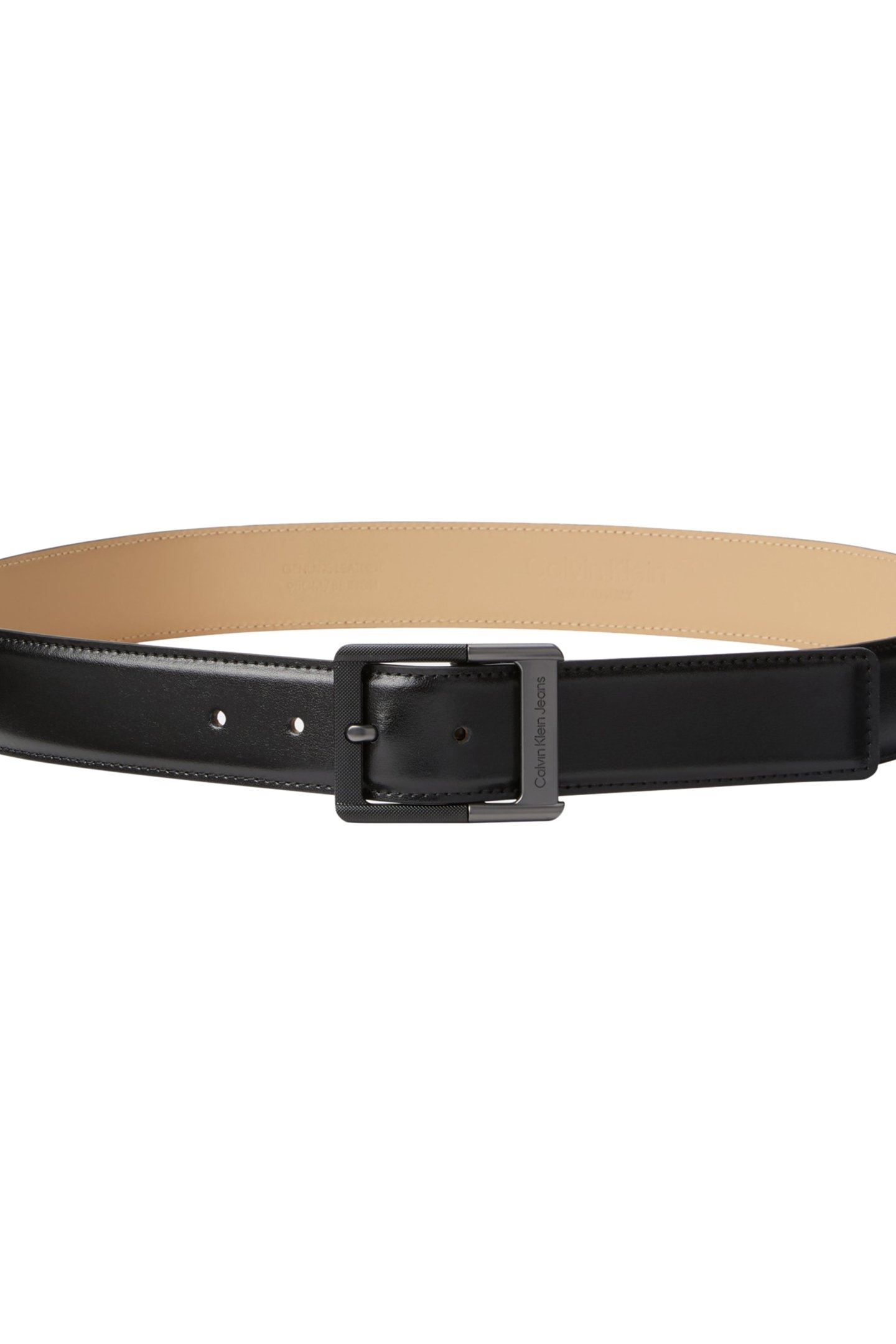 CLASSIC BUCKLE BELT BLACK/BLACK & MATTE GUNMETAL 1