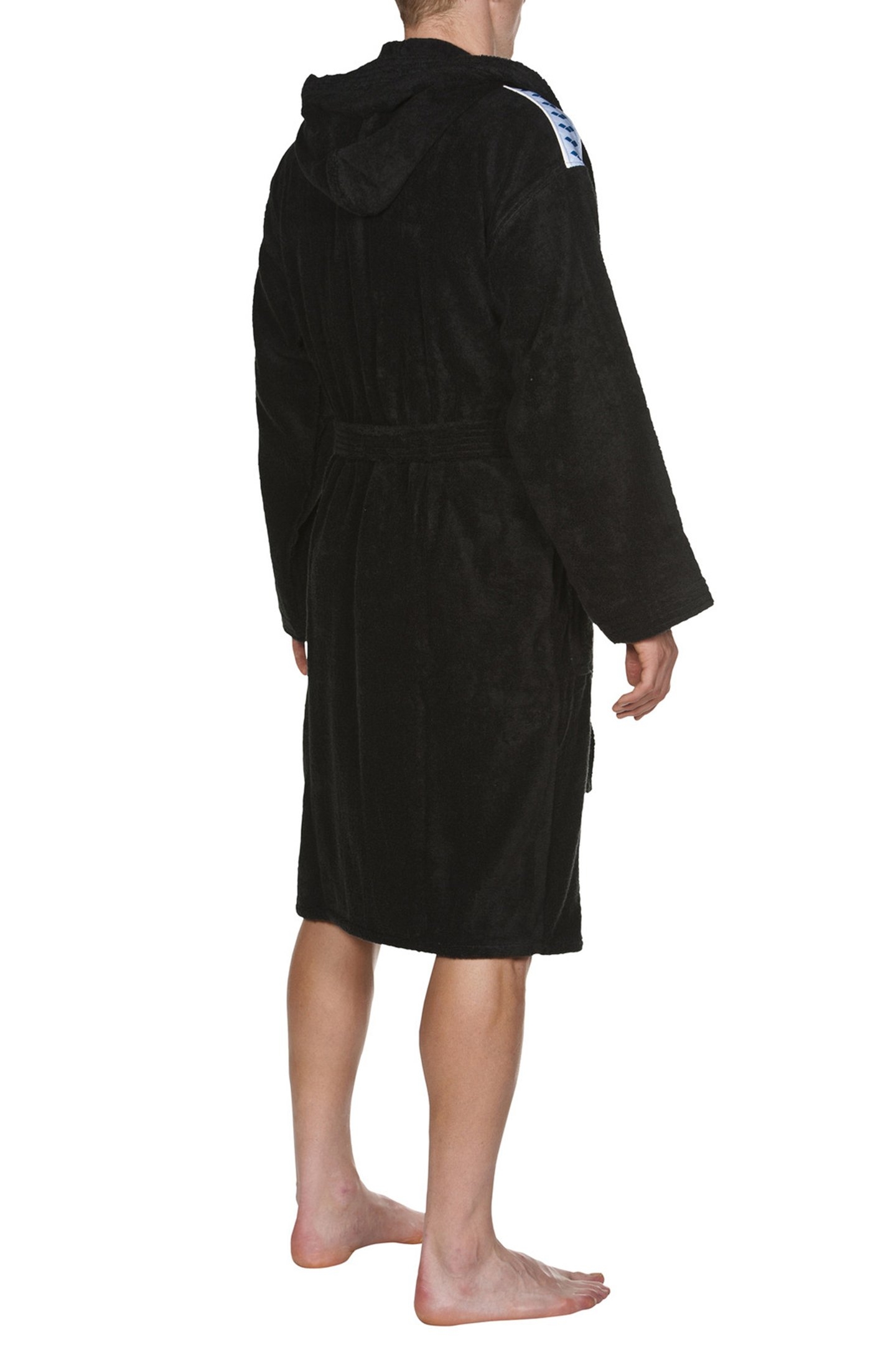 CORE SOFT ROBE BLACK WHITE 8