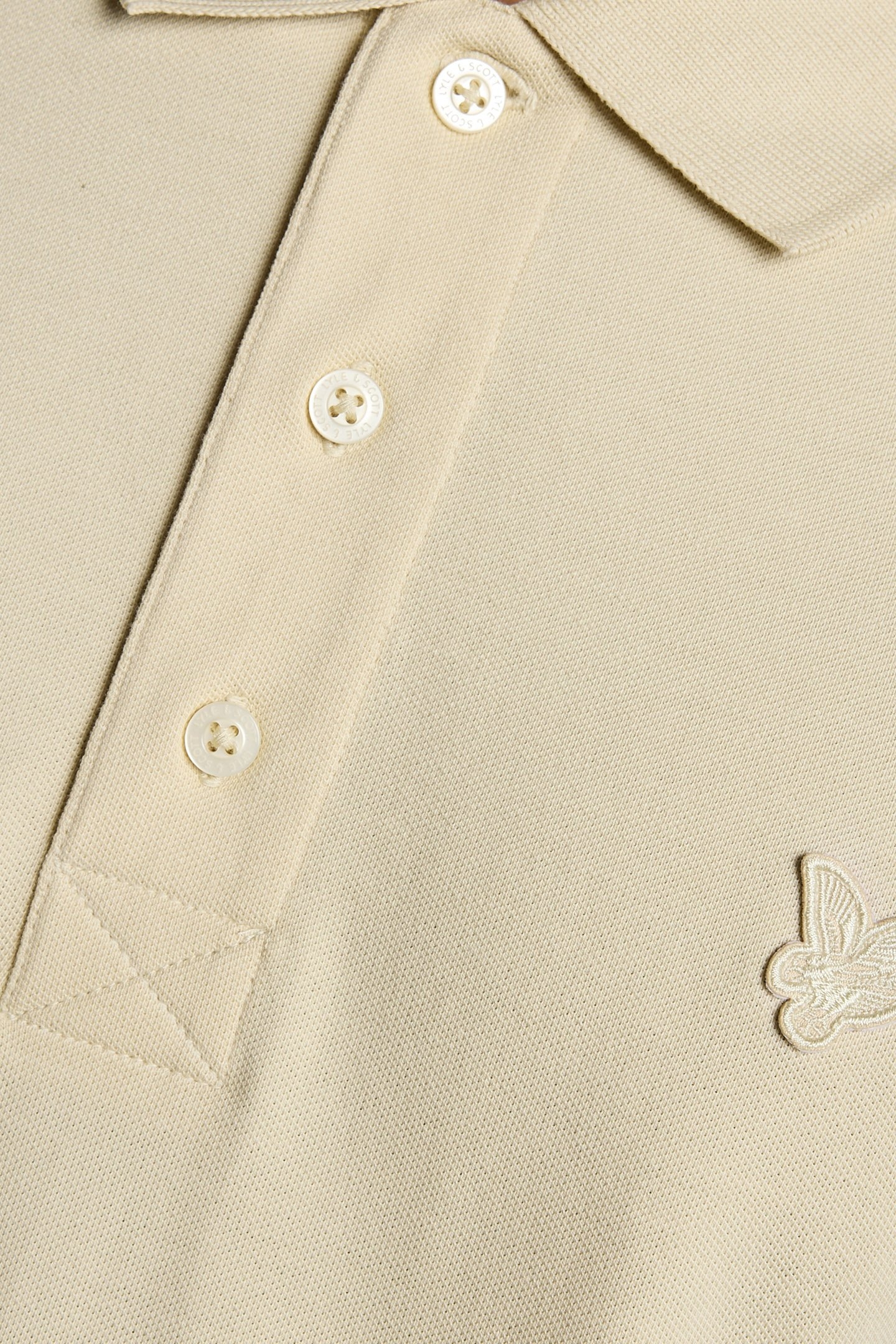 SUPERFINE POLO SHIRT PALE BRASS 6