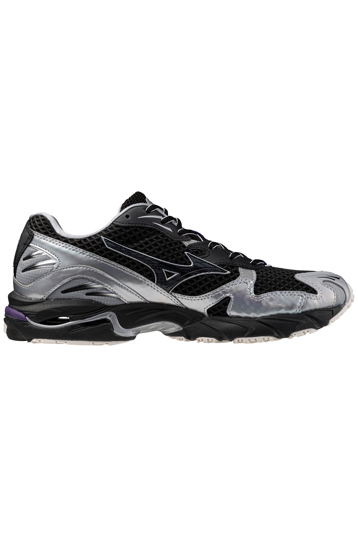 UNISEX SHOE WAVE RIDER 10 BLACK/BLACK SAND/PURPLE HAZE 7