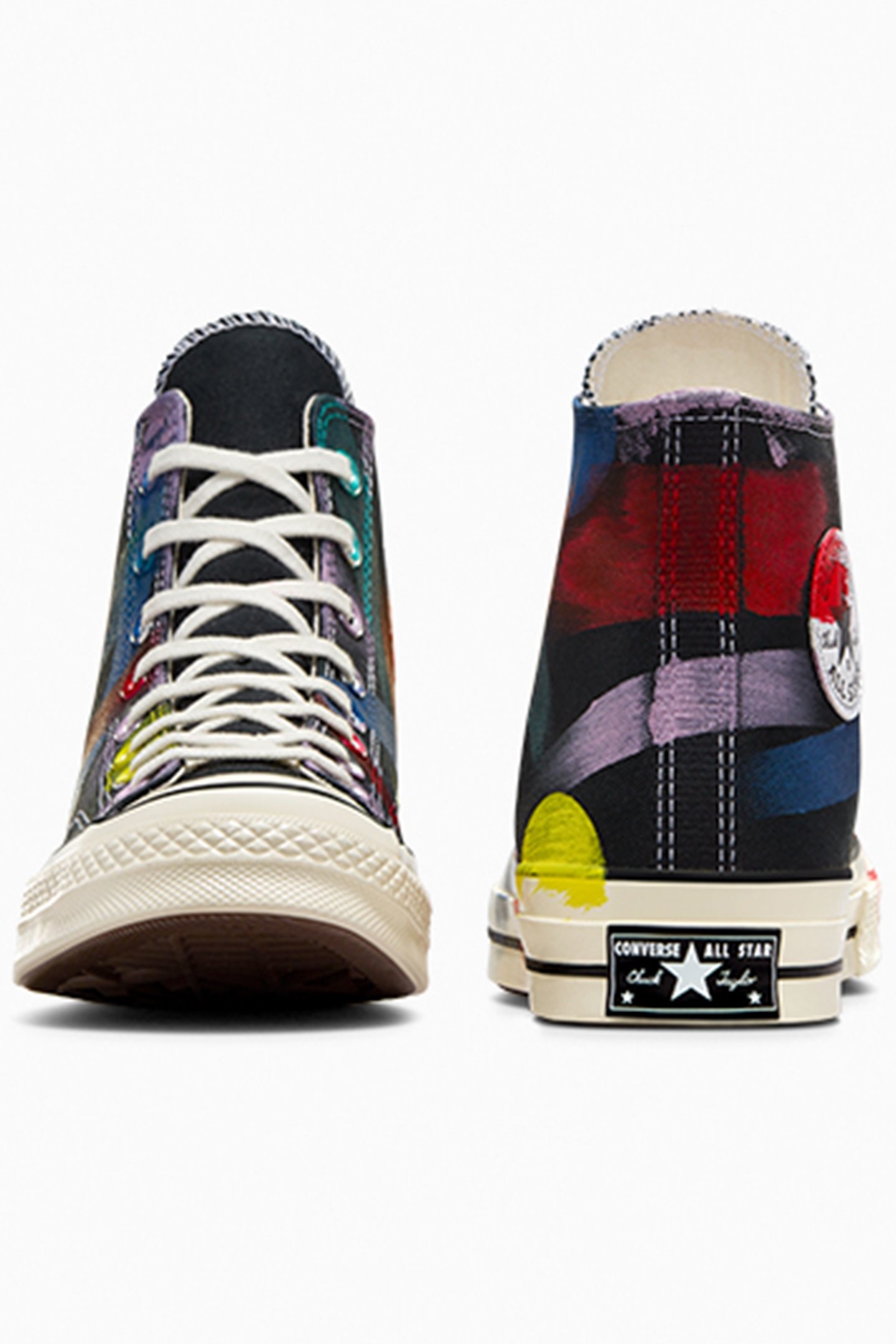 UNISEX CHUCK 70 PAINT STROKES BLACK HAND PAINT 3