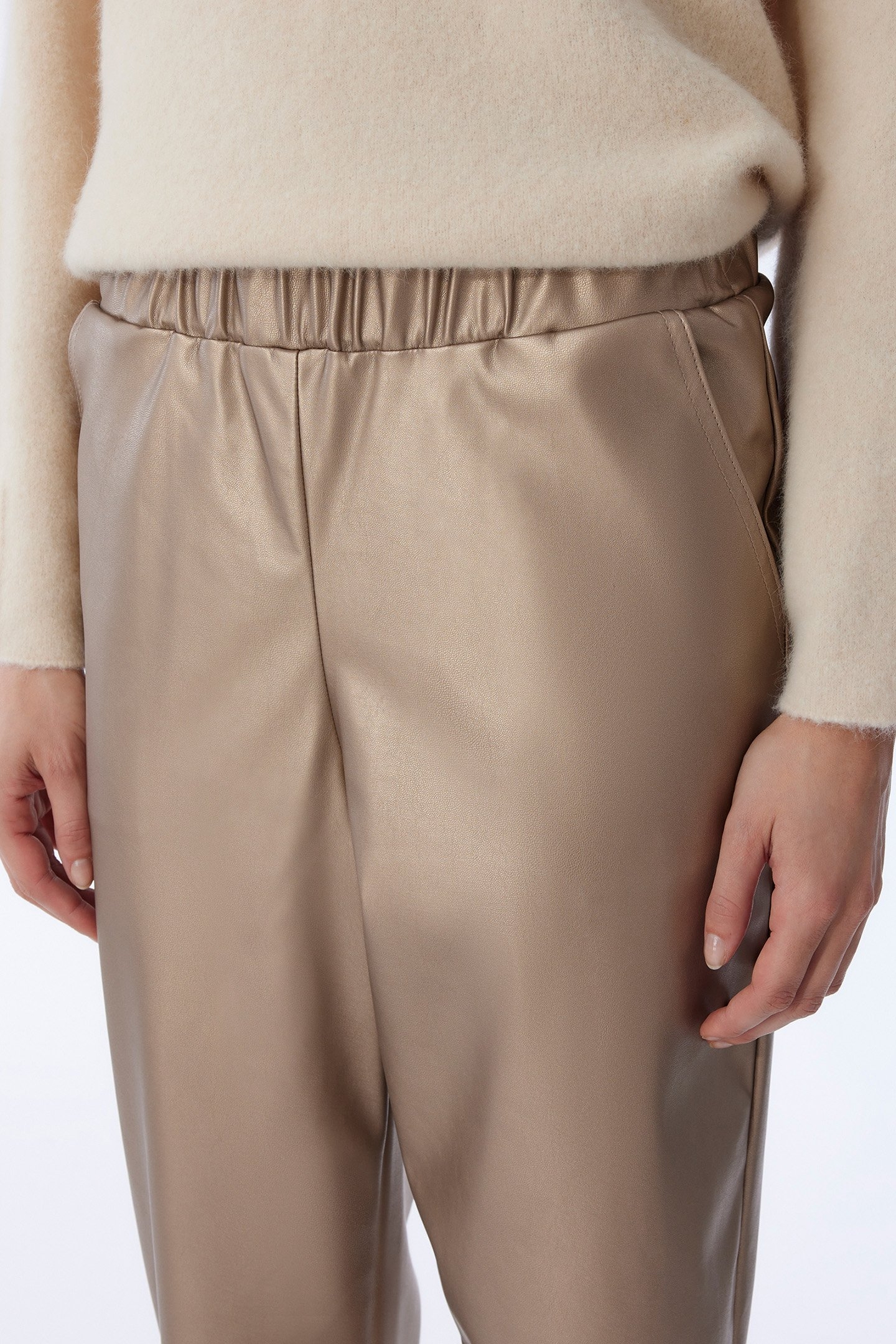 SALLY PANTS METALLIC BRONZE 4