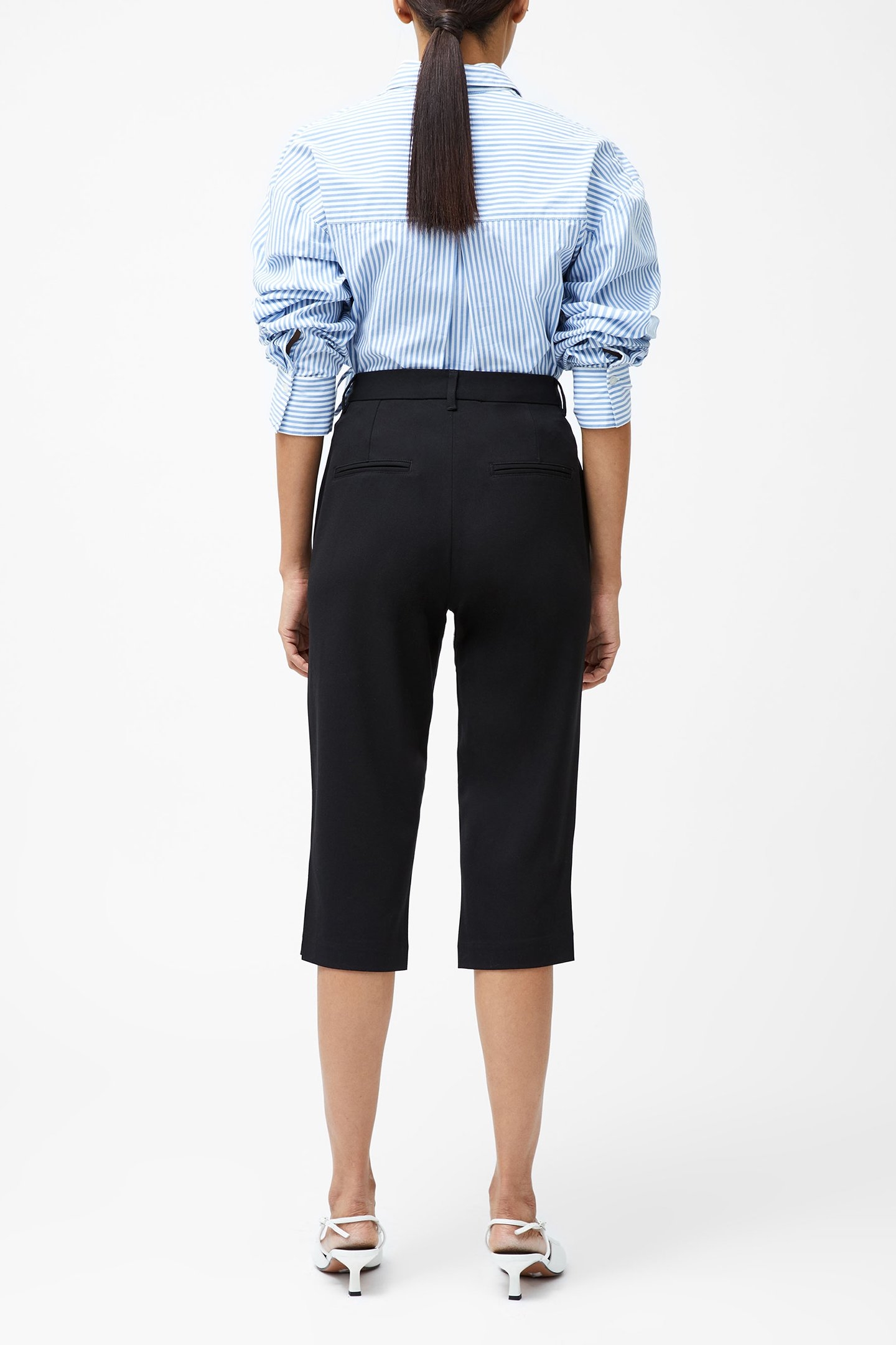 CARSON CROPPED TROUSER BLACK 2
