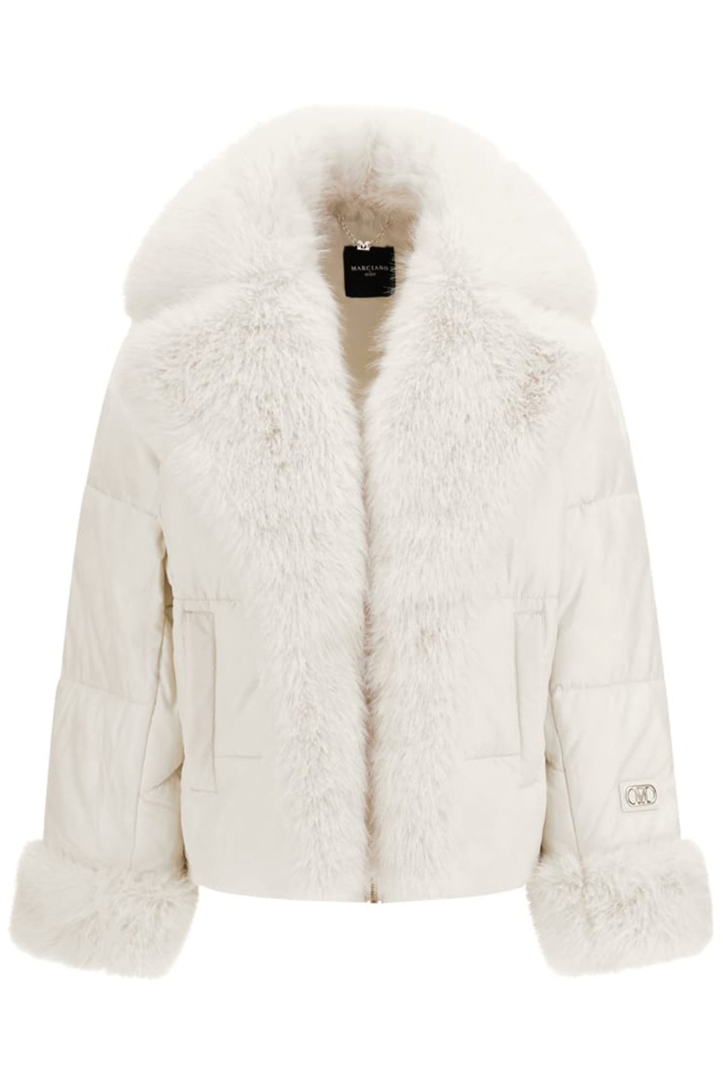 ZOE PUFFER JACKET PALE PEARL MULTI 3
