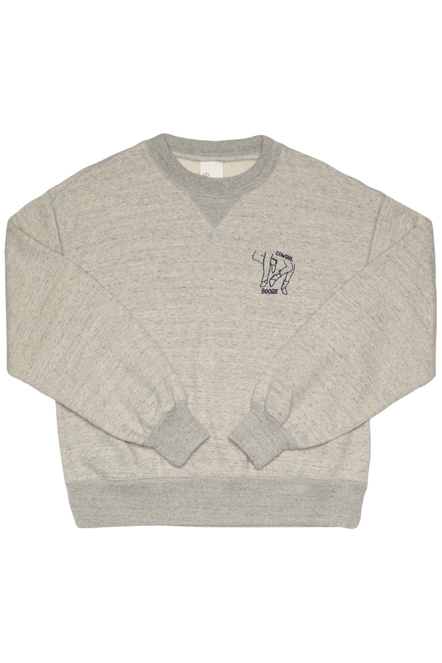 LONE SWEATSHIRT COWGIRL BOOGIE GREYMELANGE 1