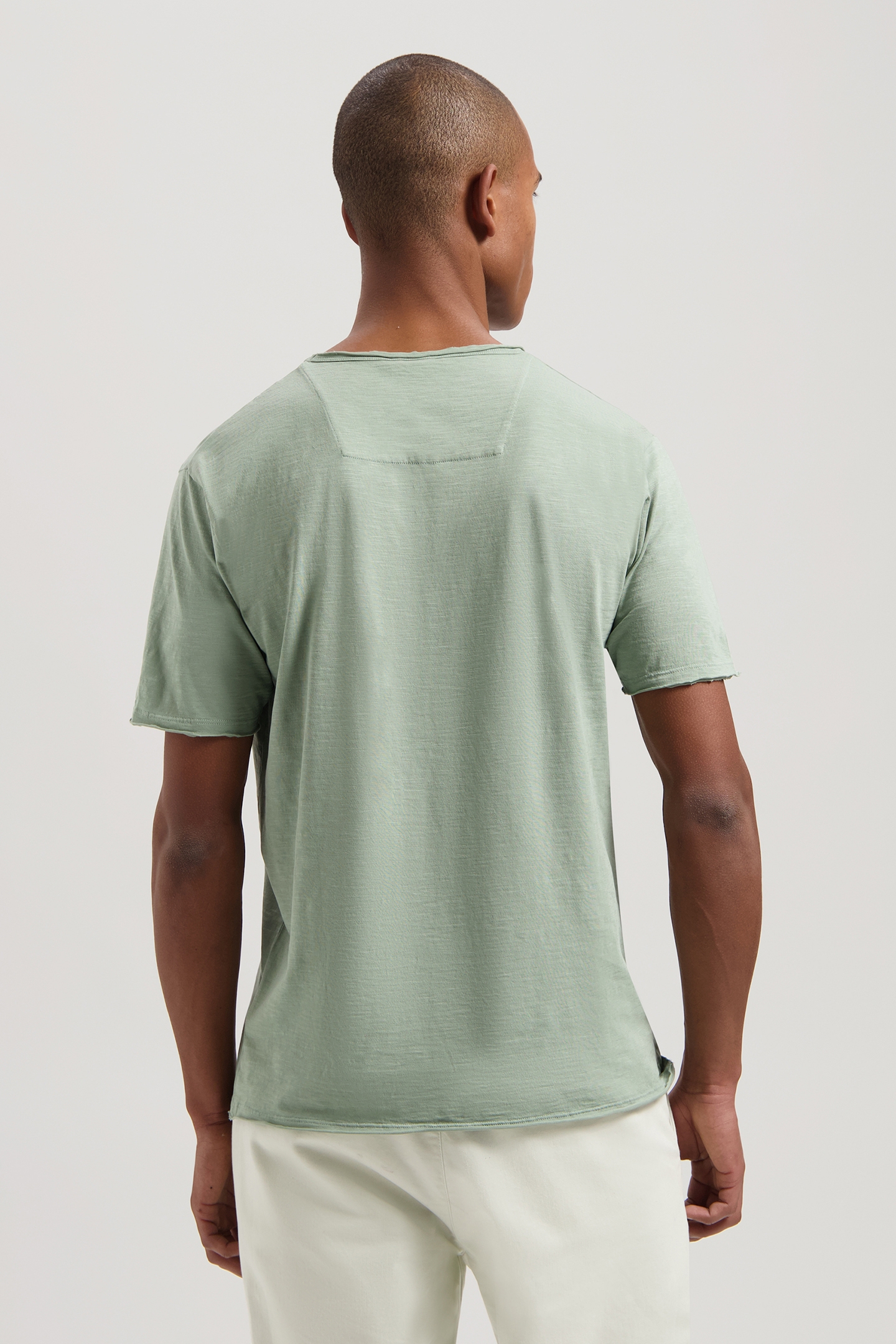 DS_BASIC ROUND NECK TEE SLUB JERSEY LILY PAD 2