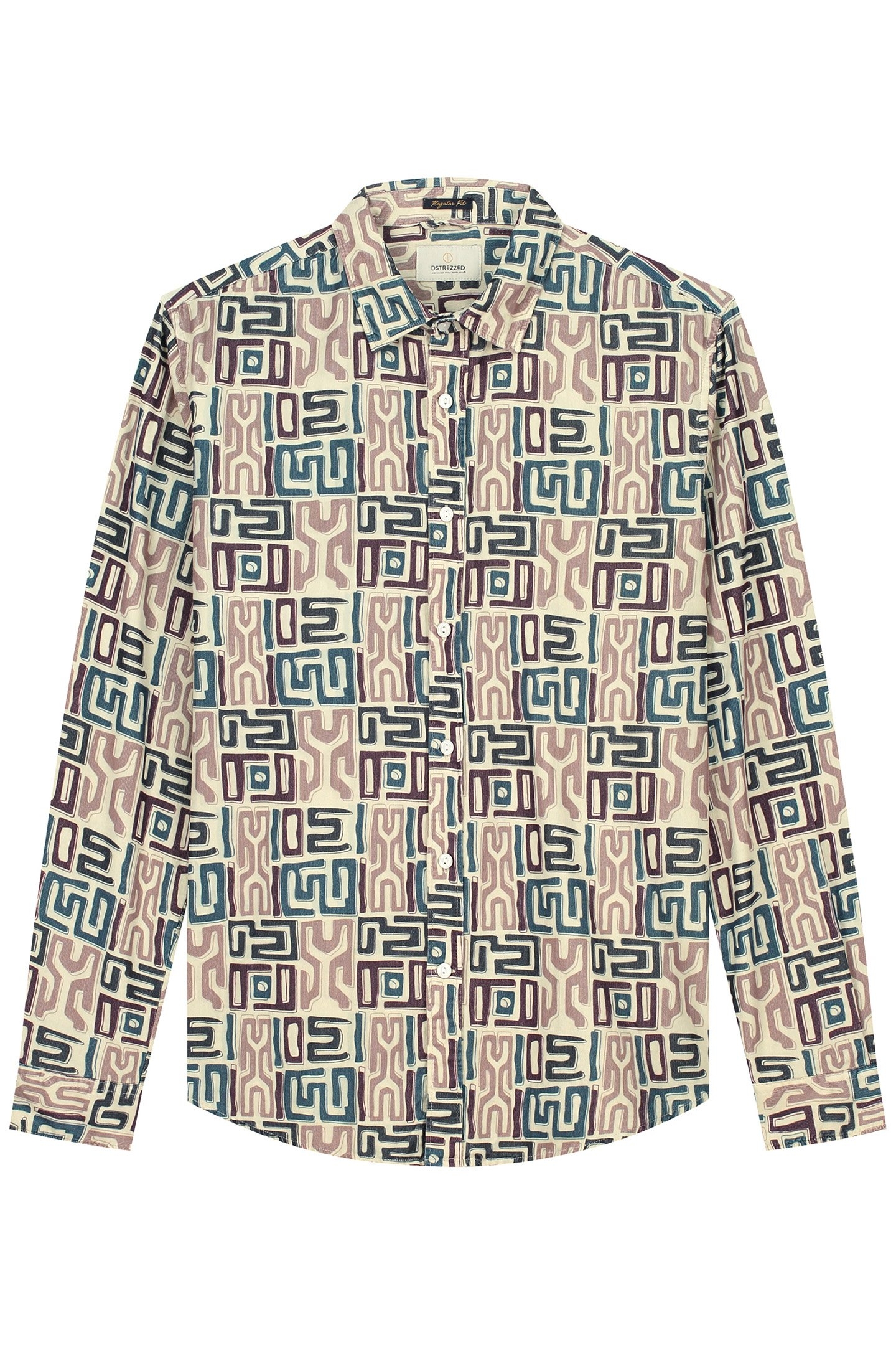 DS_ANDREW AOP RIBCORD SHIRT SAND 1