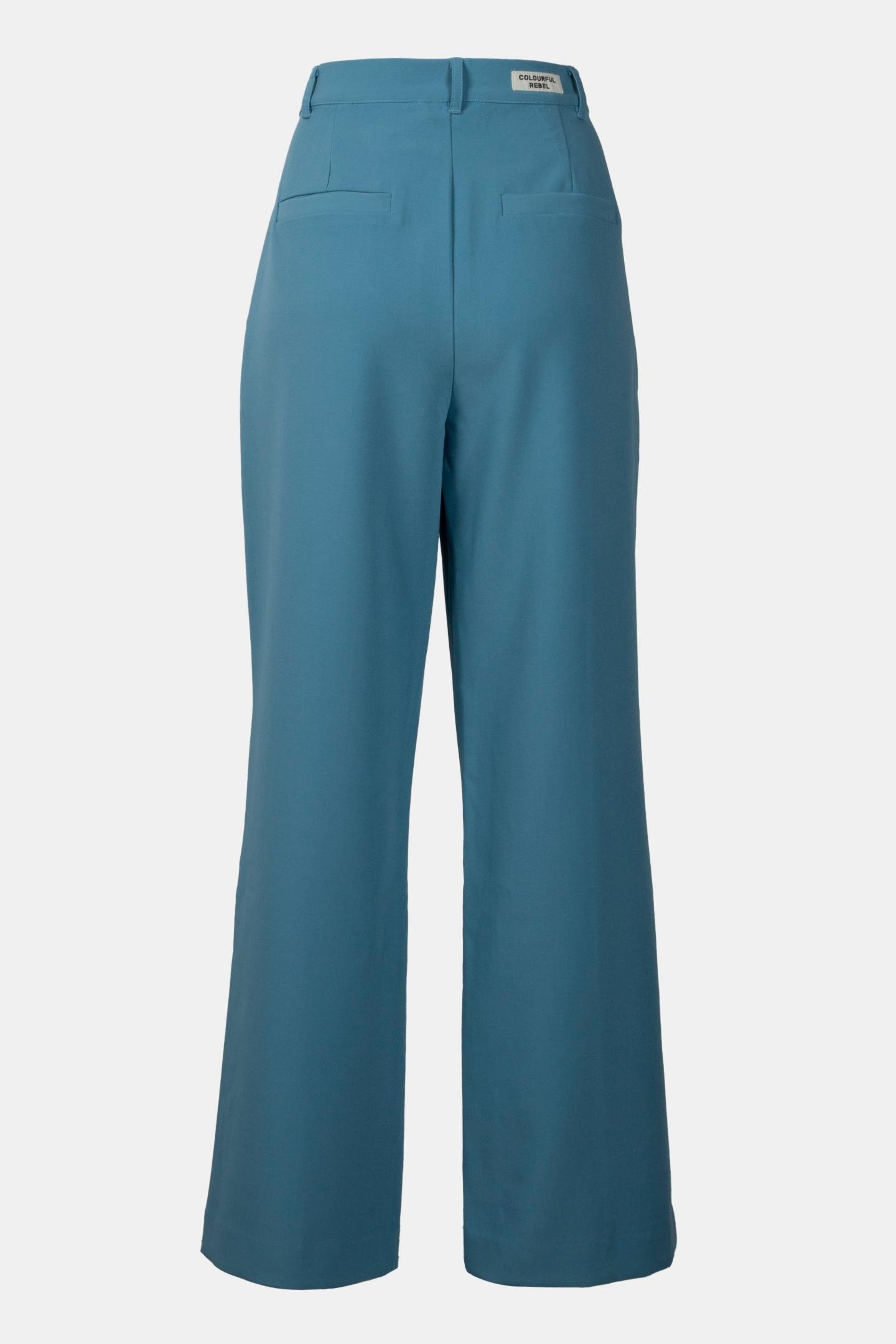 RUS UNI PINTUCK STRAIGHT PANTS ADRIATIC BLUE 4