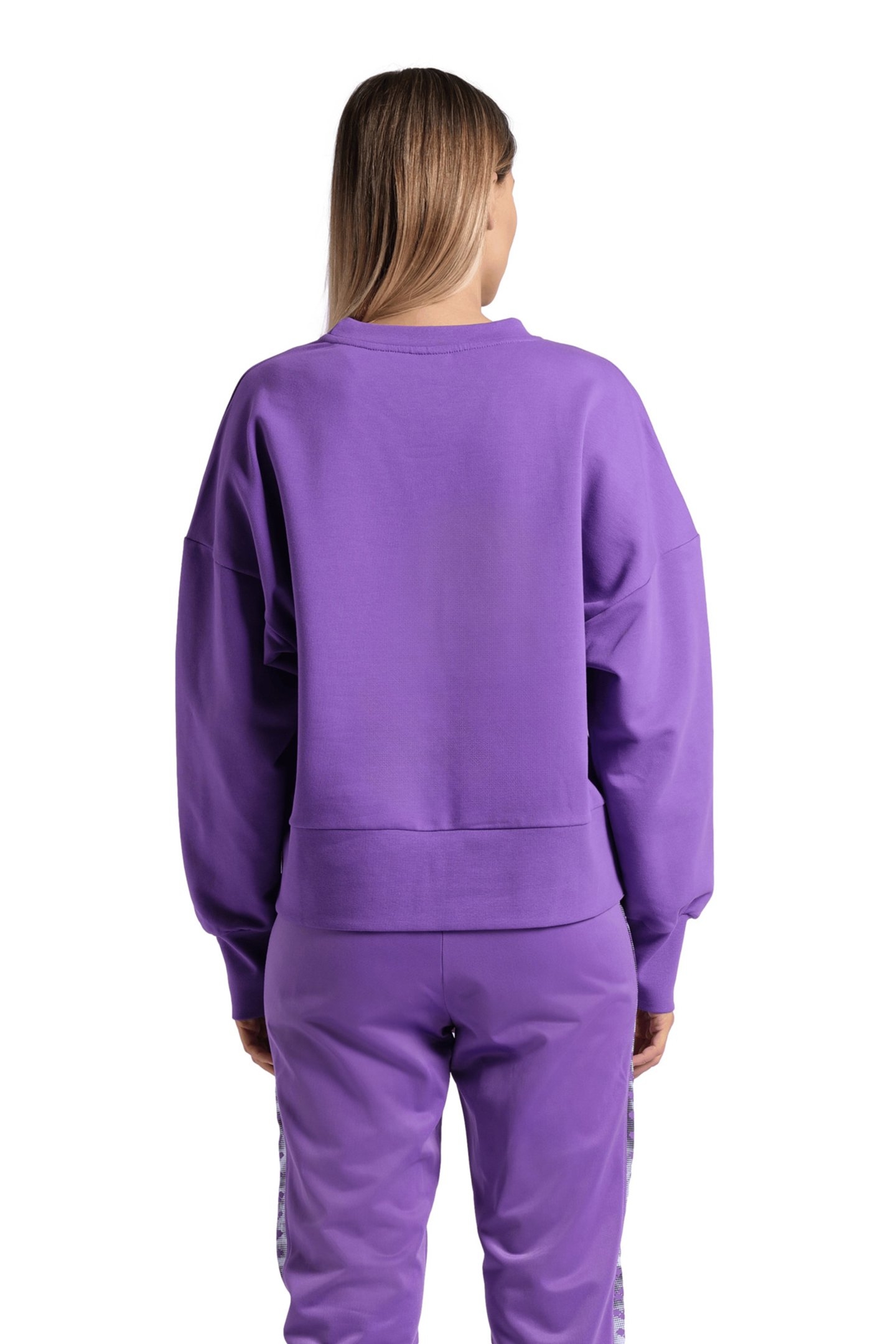 WOMEN'S OVERSIZED CREW NECK VIOLET 2