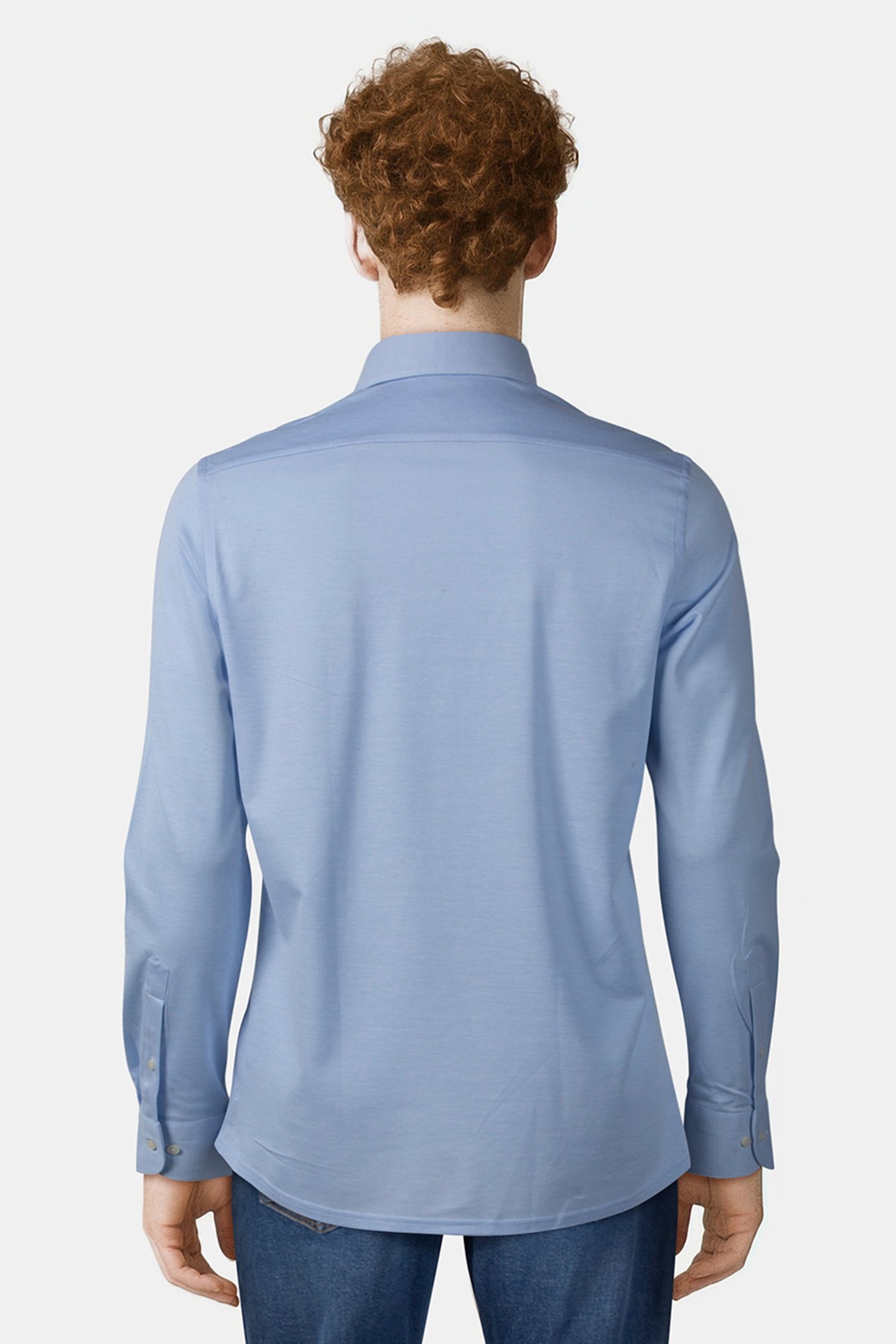 LIGHT BLUE EXTRA SLIM FIT POPOVER 2