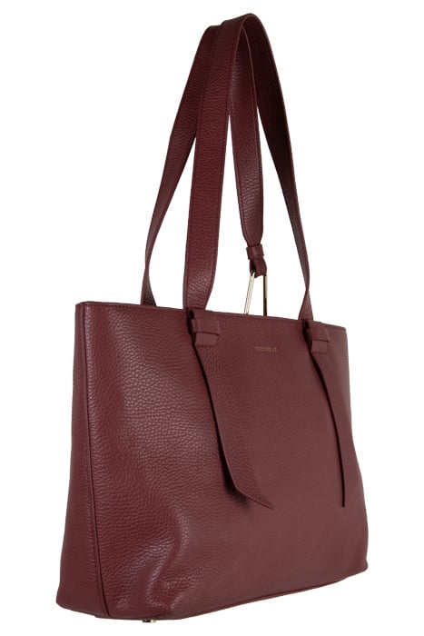 GRAINED LEATHER TOTE BAG 4