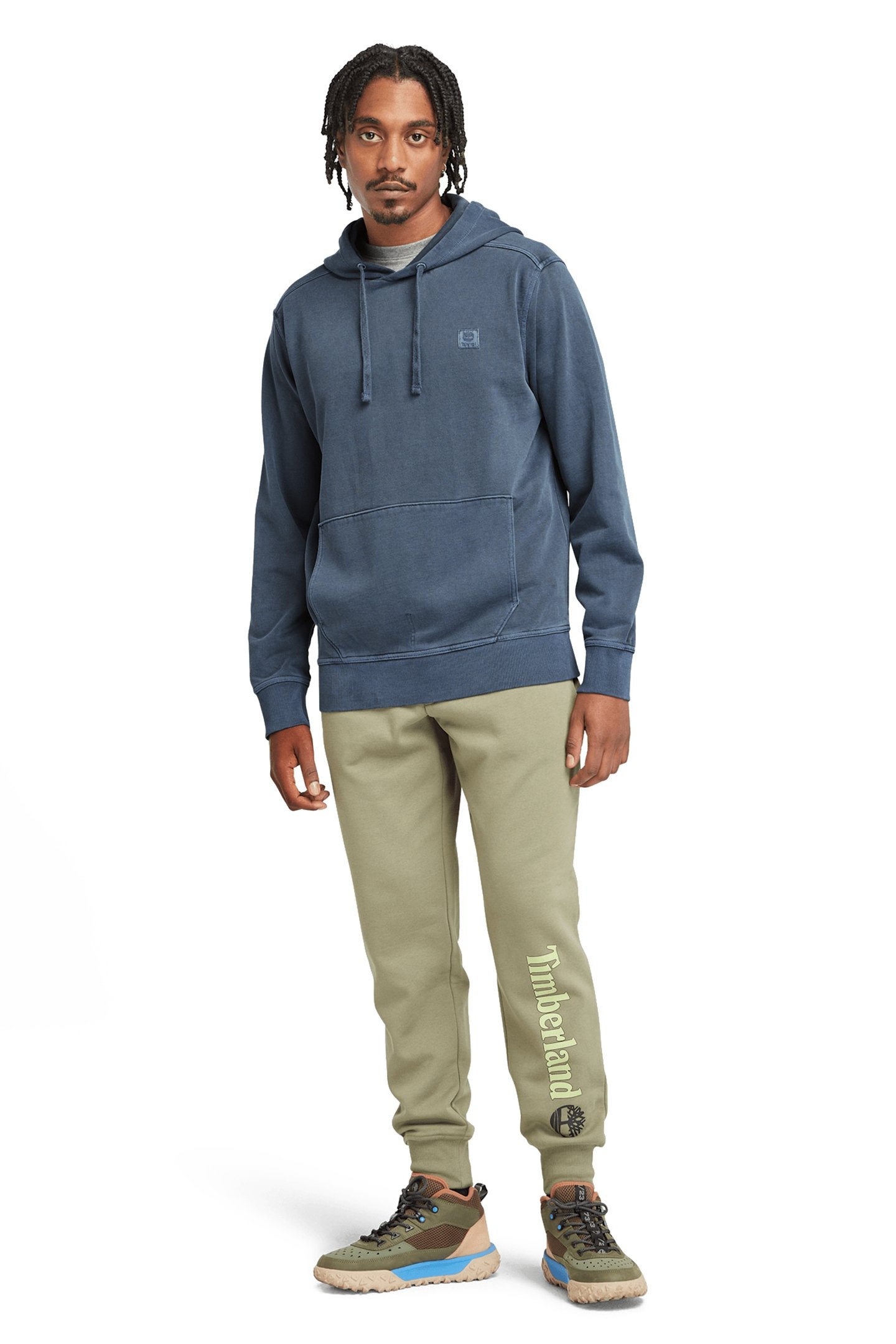 MERRYMACK RIVER GARMENT DYE HOODIE DARK SAPPHIRE 3