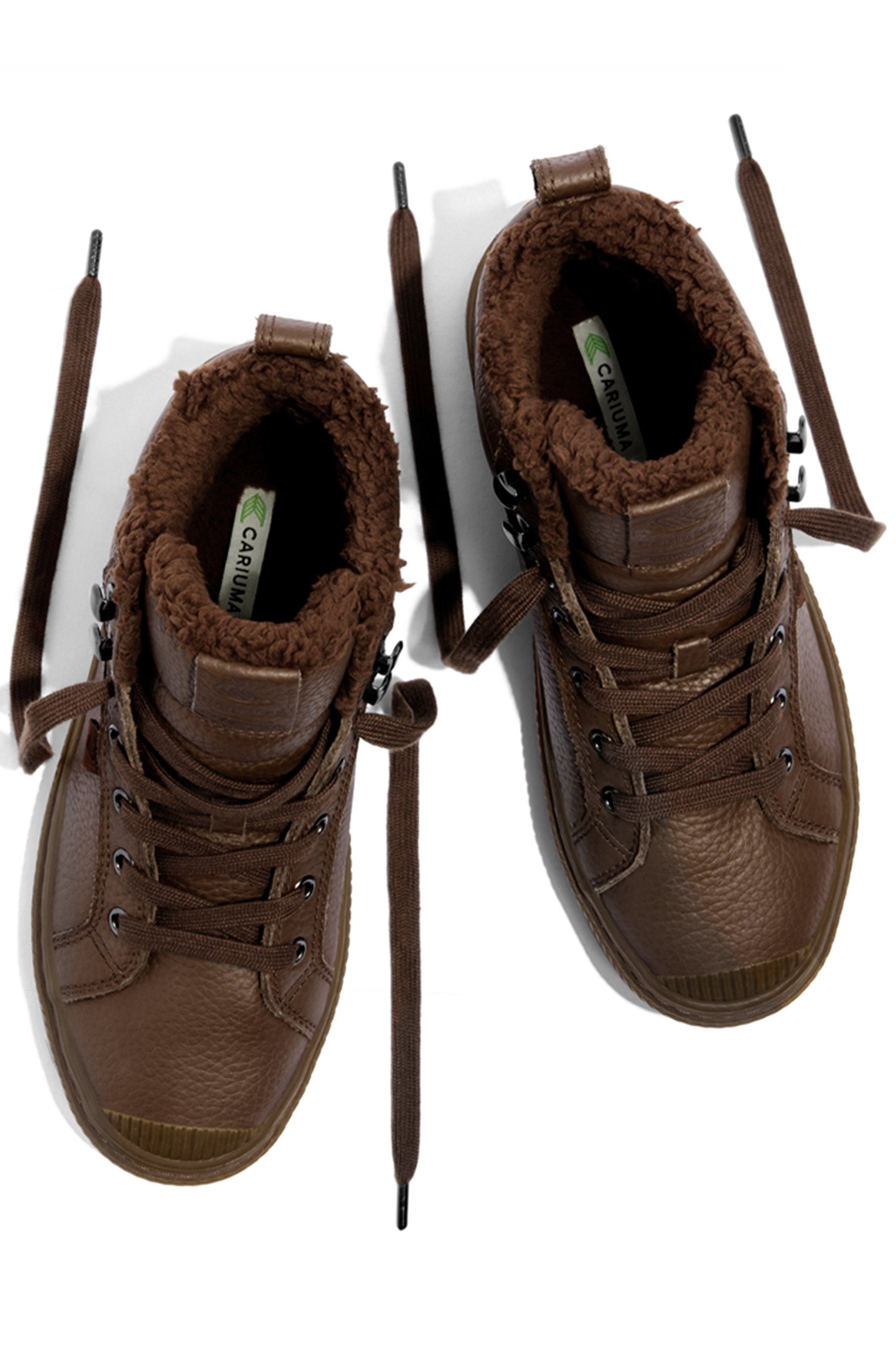 OCA THERMA HIGH HOOKS BROWN PREMIUM LEATHER BOOT BROWN 3