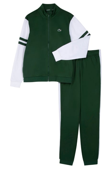 CHILDREN TRACKSUIT GREEN/WHITE 1