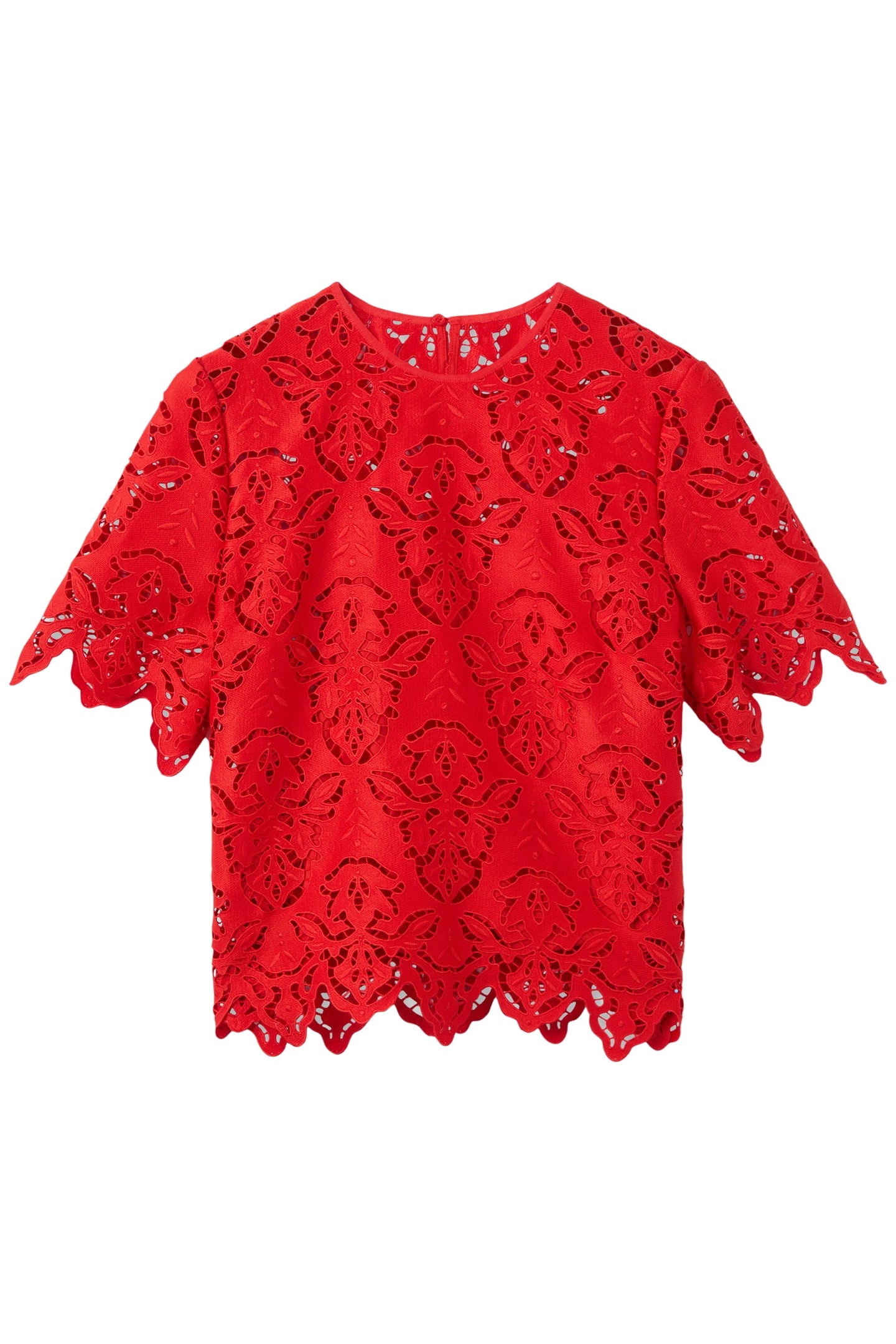 TW GRACE CUTWORK TOP RED 3