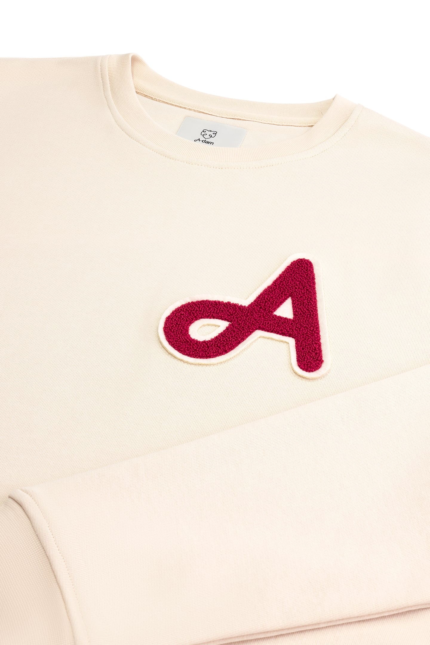 SWEATSHIRT RED ADAM PATCH WHITECAP GRAY 5