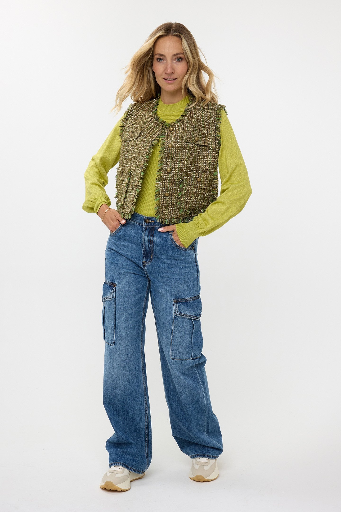 GILET TWEED MULTI COLOR 2