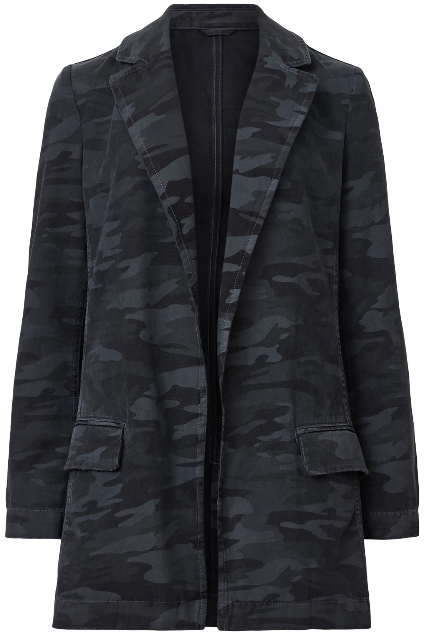 ALEIDA DENIM BLAZER CAMO INK BLUE 4