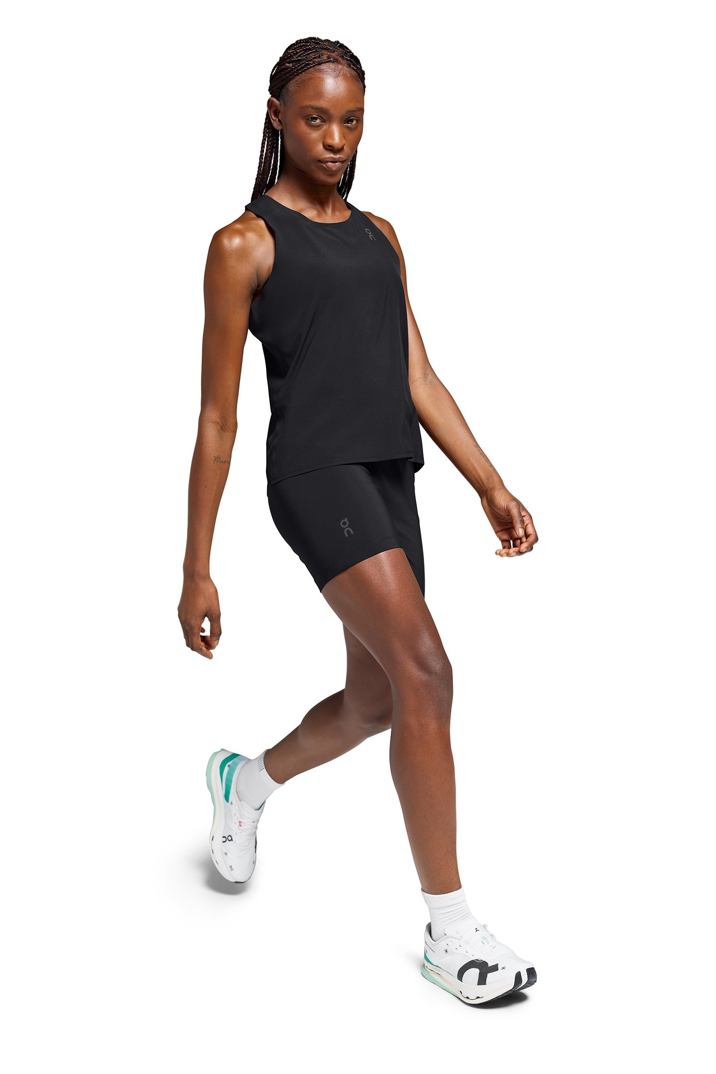RACE SINGLET BLACK 3