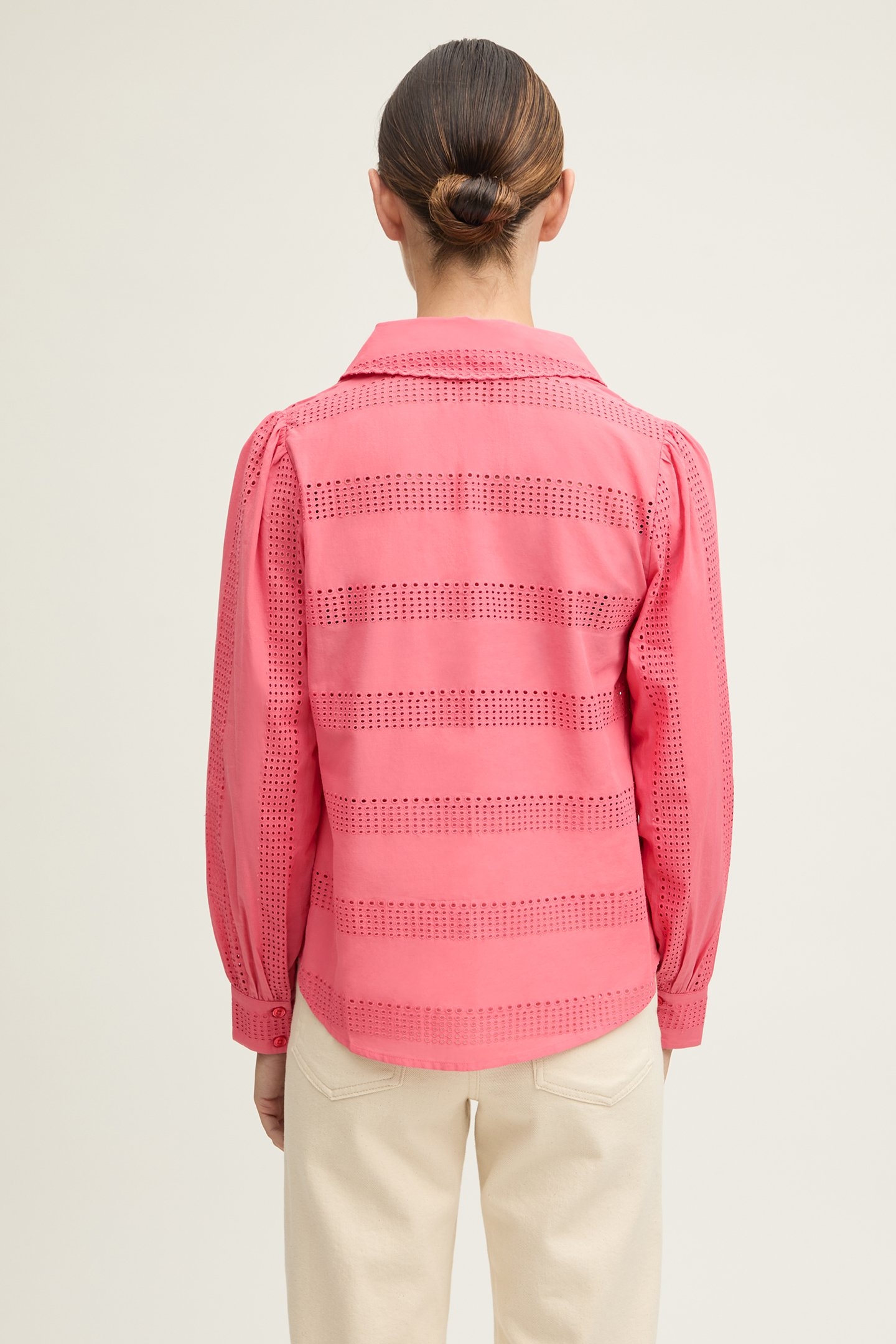 TW LINDY COTTON BLOUSE DUSTY PINK 2