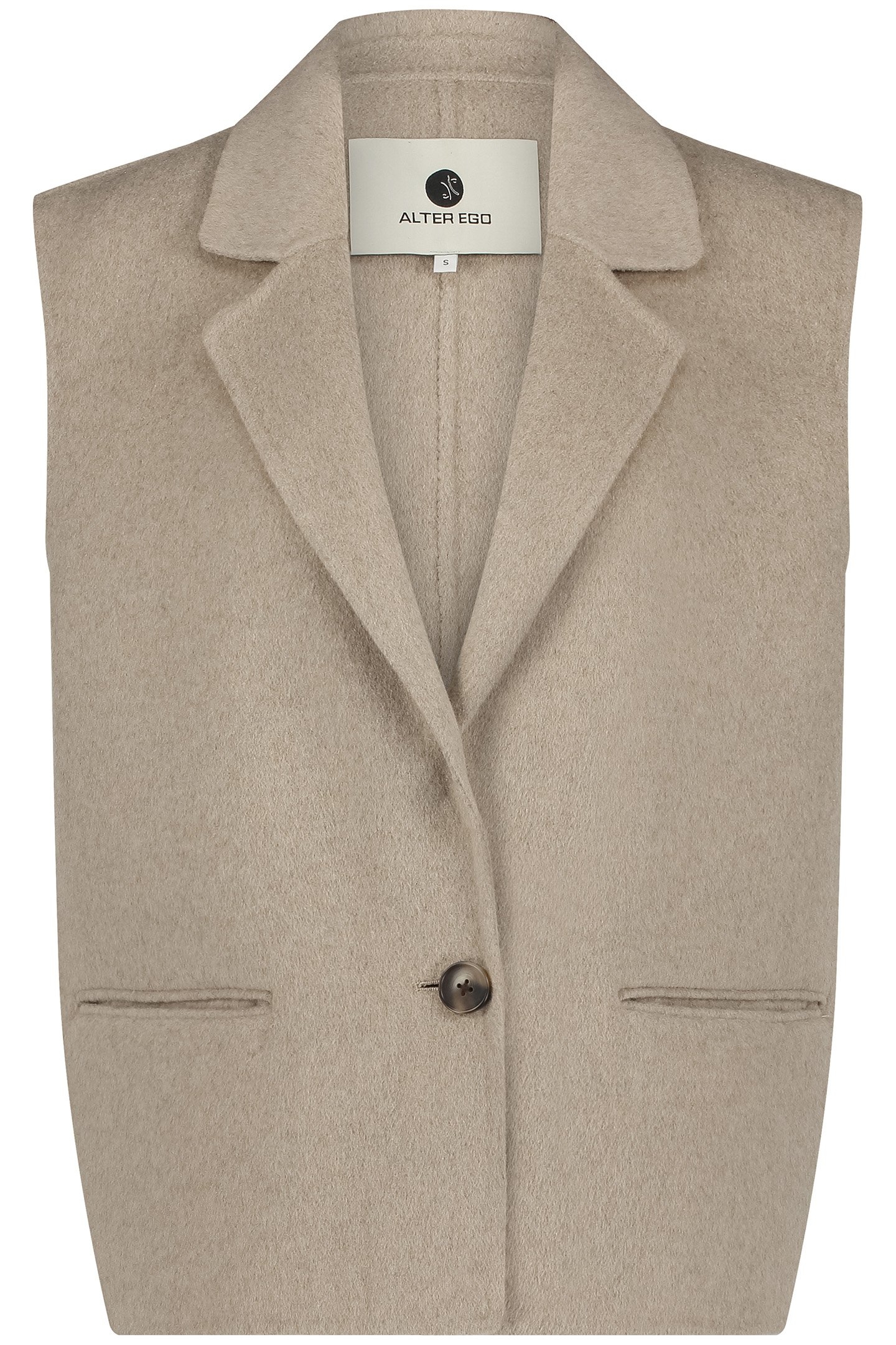 LAURENCE BODYWARMER D BEIGE MELANGE 5