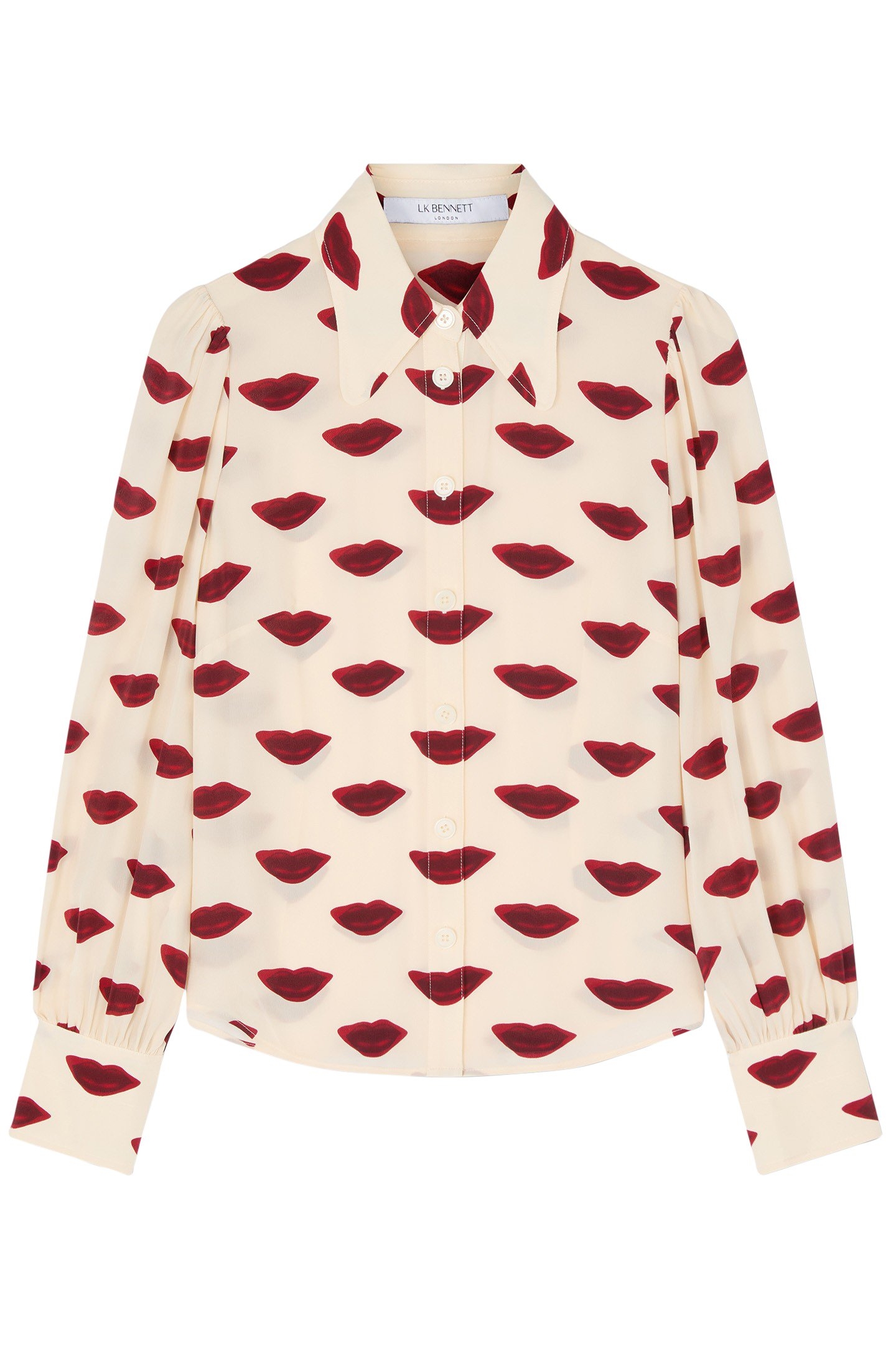 TW SONYA LIPS BLOUSE RED 3