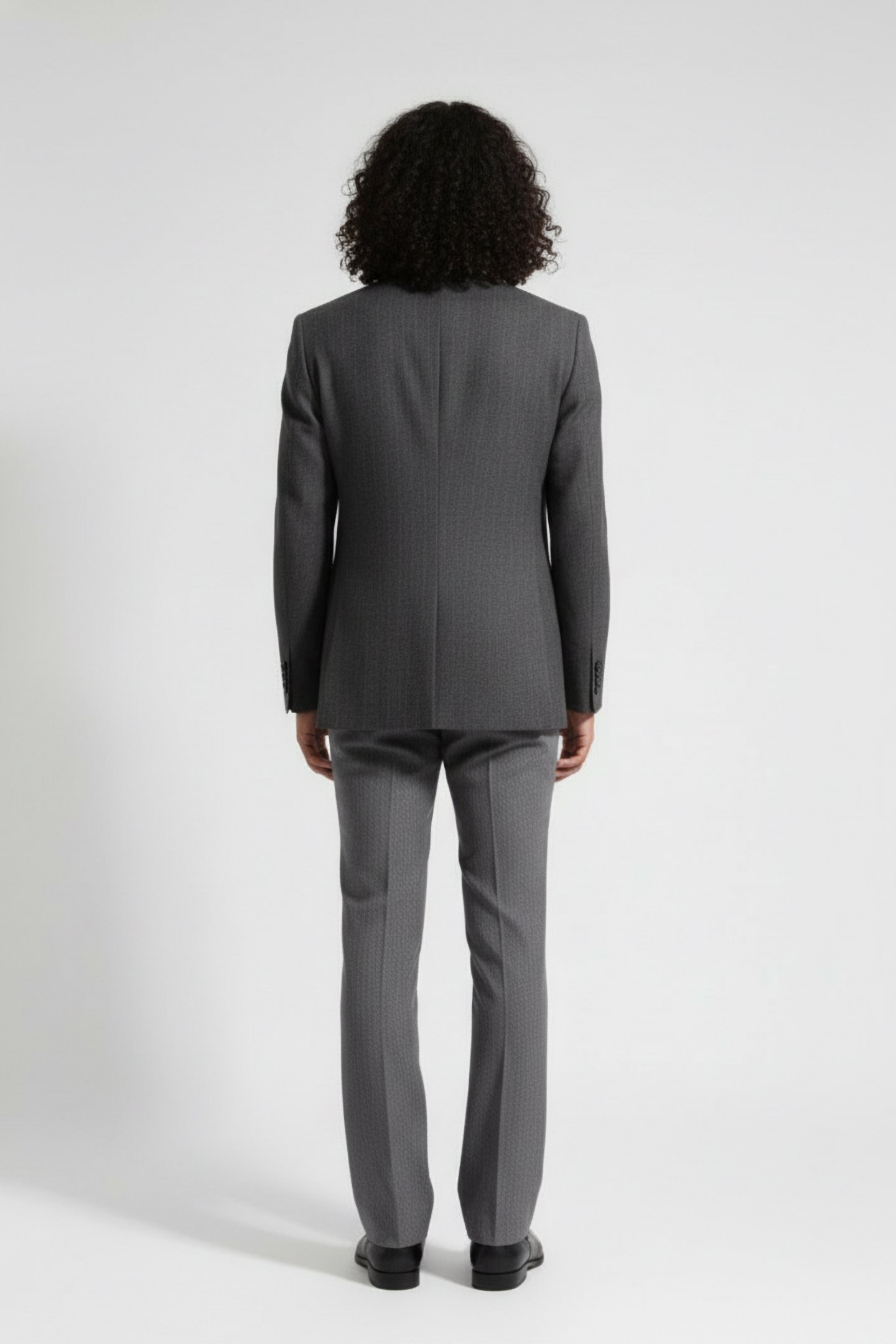 VANILLEH FLANELLE STRIPES BLAZER GRIS CHINE 2