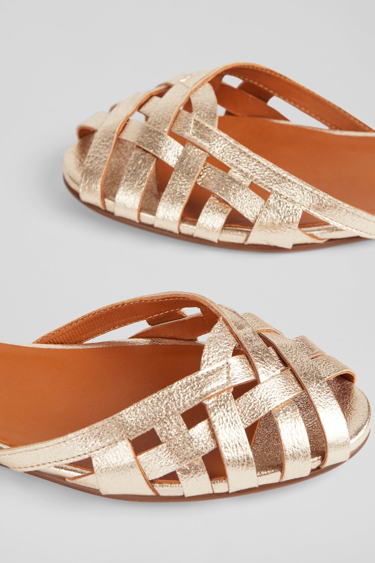 FL BIANCA PLAITED FRONT GOLD 4