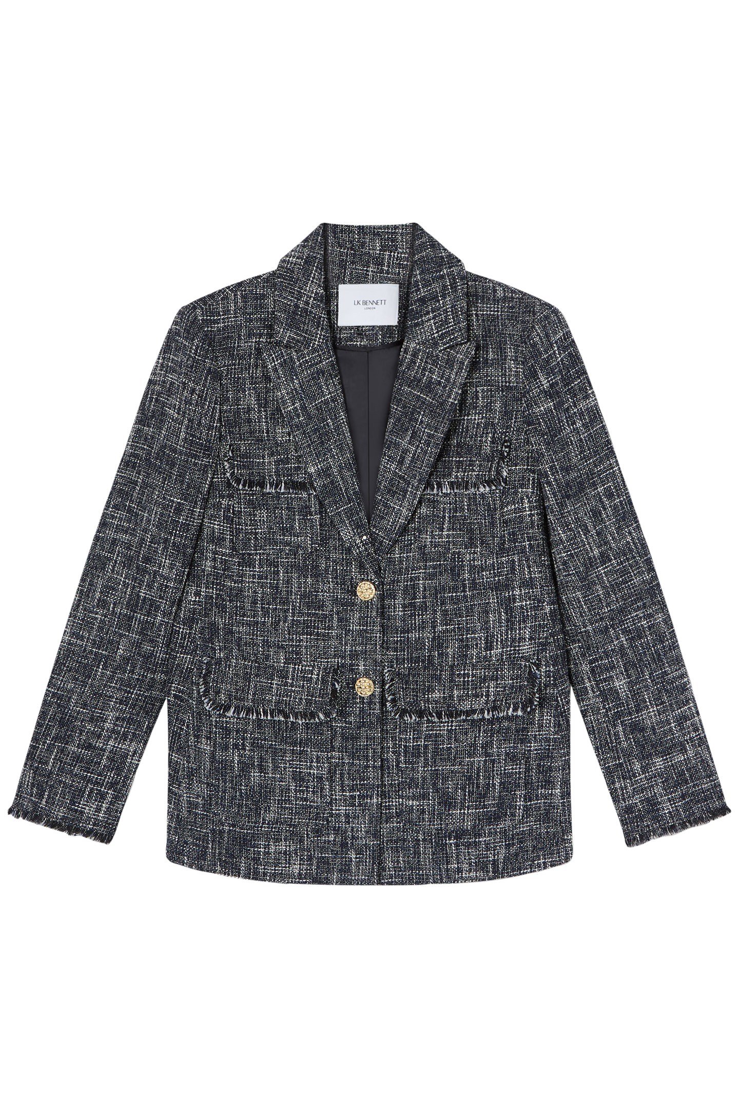 JK FINCH TWEED JACKET INDIGO 1