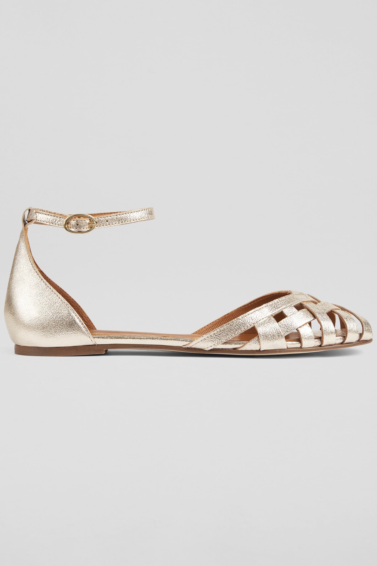 FL BIANCA PLAITED FRONT GOLD 1