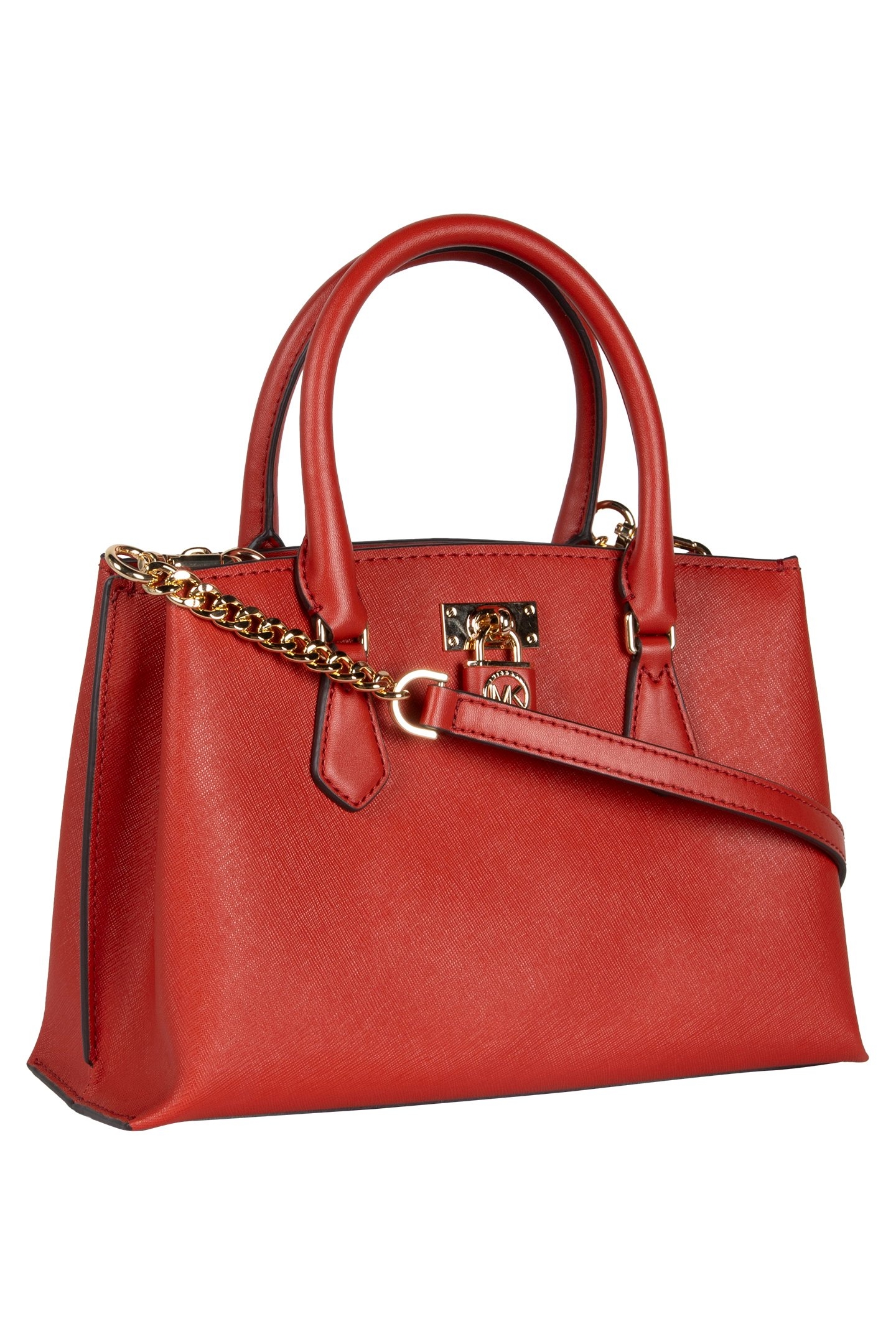 SATCHEL BAG IN BROWN WITH LOGO STRAP 3