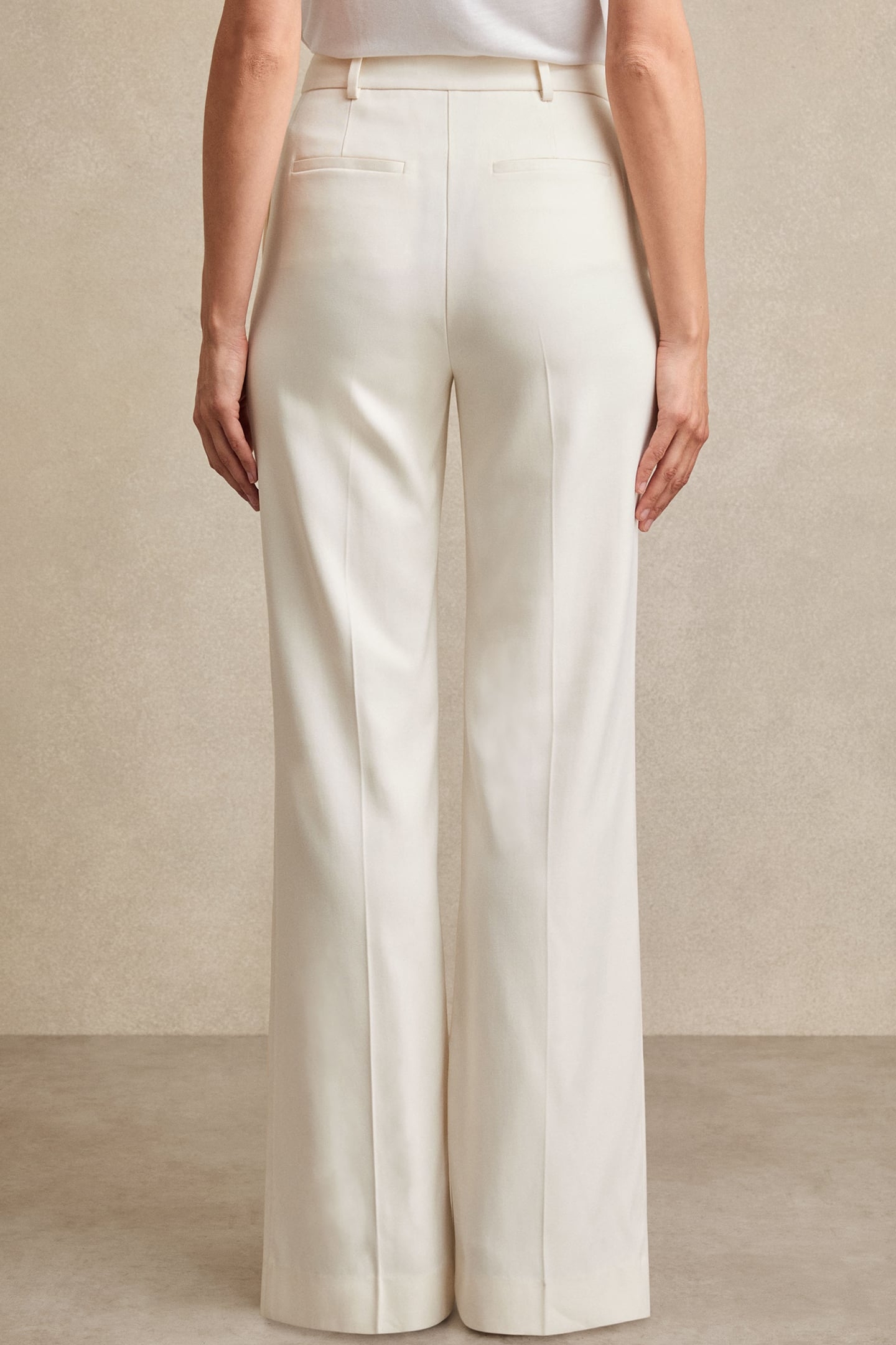 WIDE LEG TROUSER CREAM 2