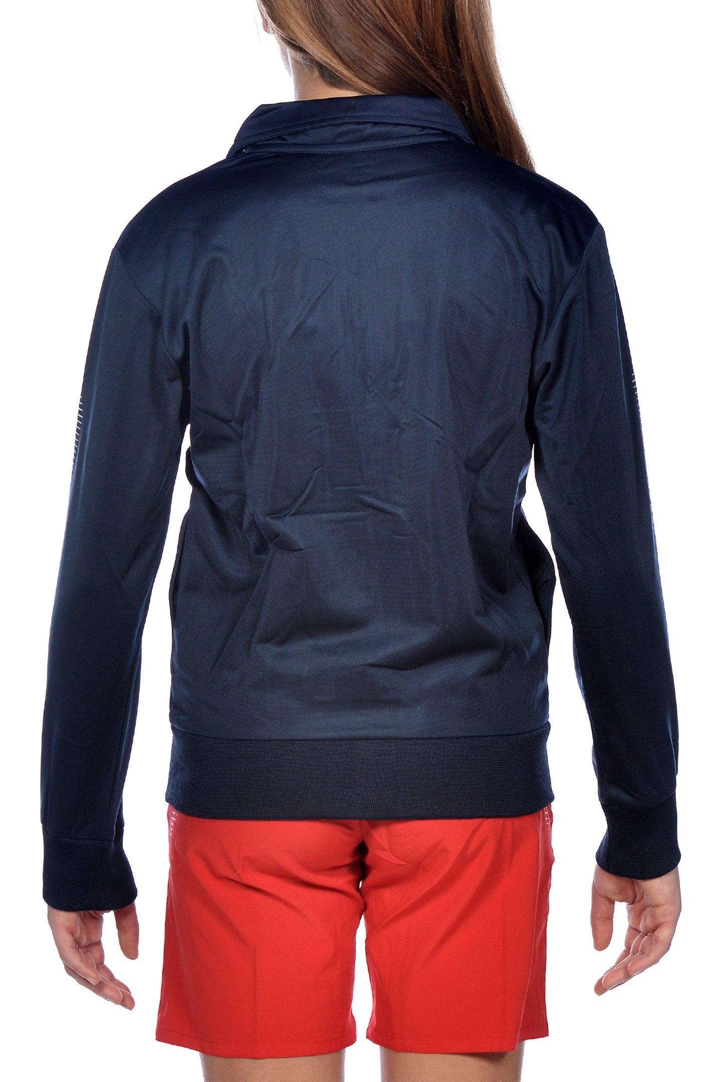 JR TL KNITTED POLY JACKET NAVY 4