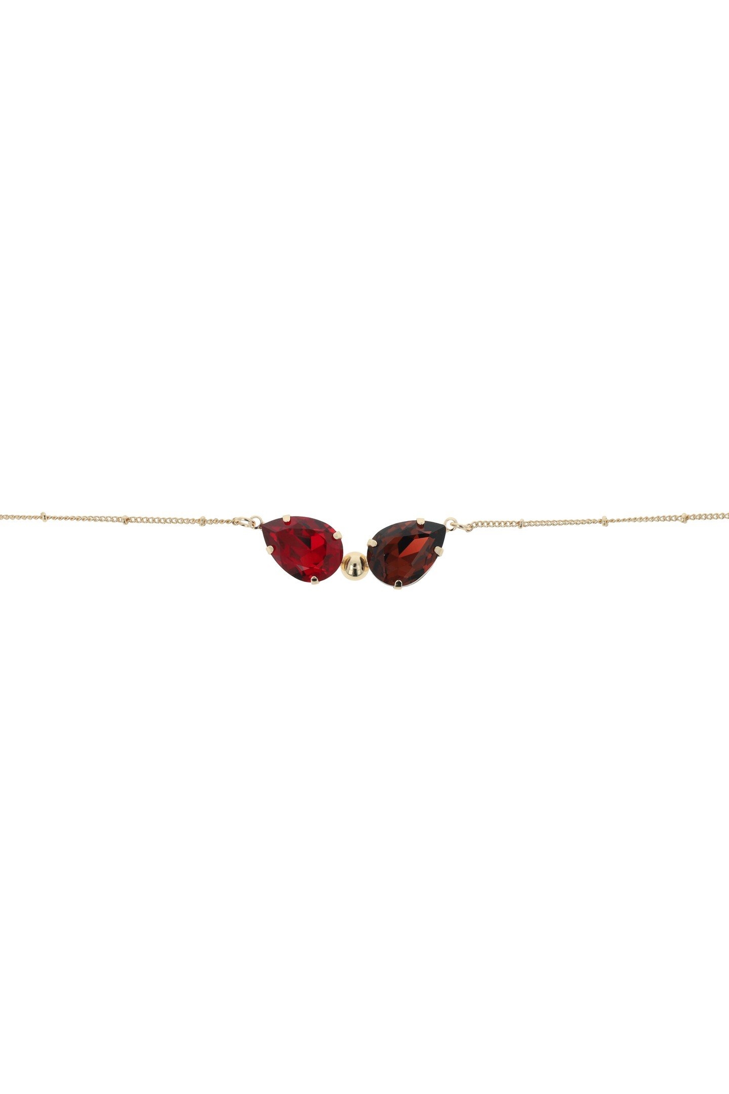 CLASSIC DROP NECKLACE RED 3