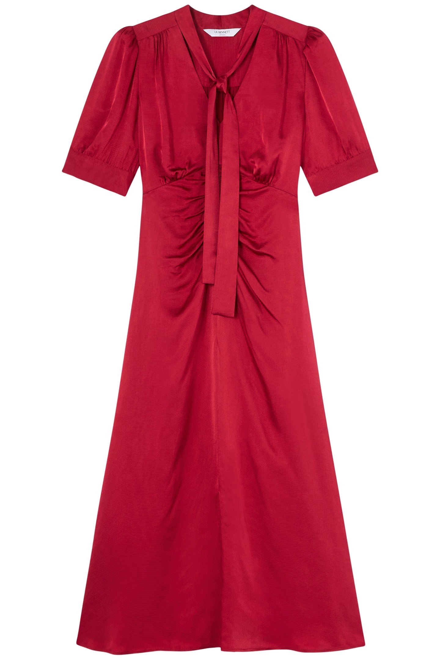 DR HETTY SATIN DRESS CHERRY 3
