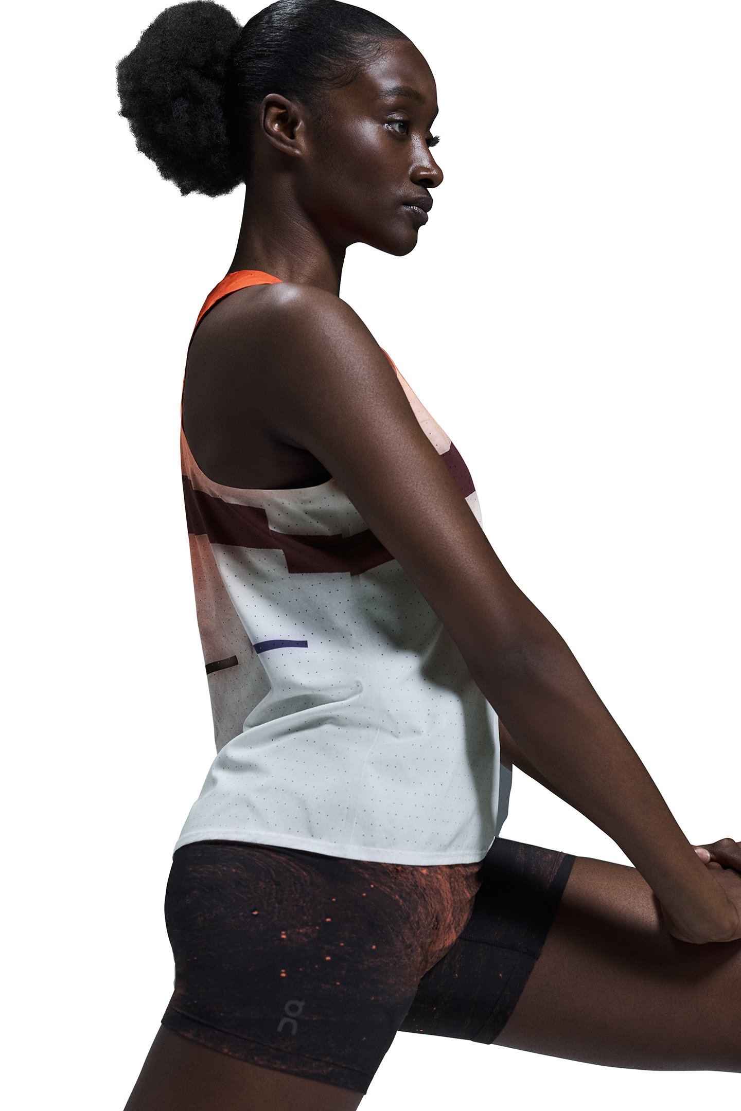 RACE SINGLET FLAME | WHITE 3