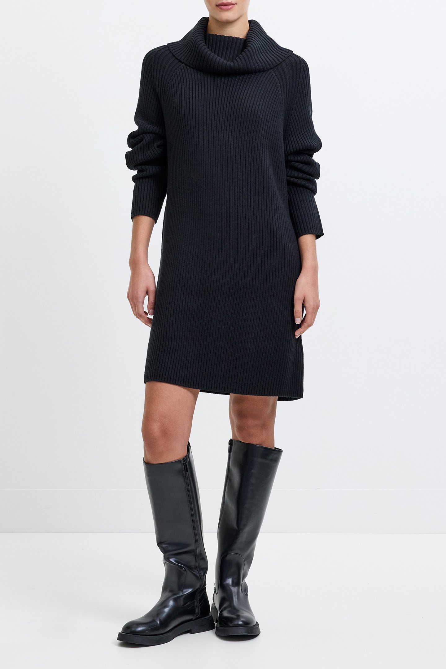 BABYSOFT RIBBED DRESS BLACK 2