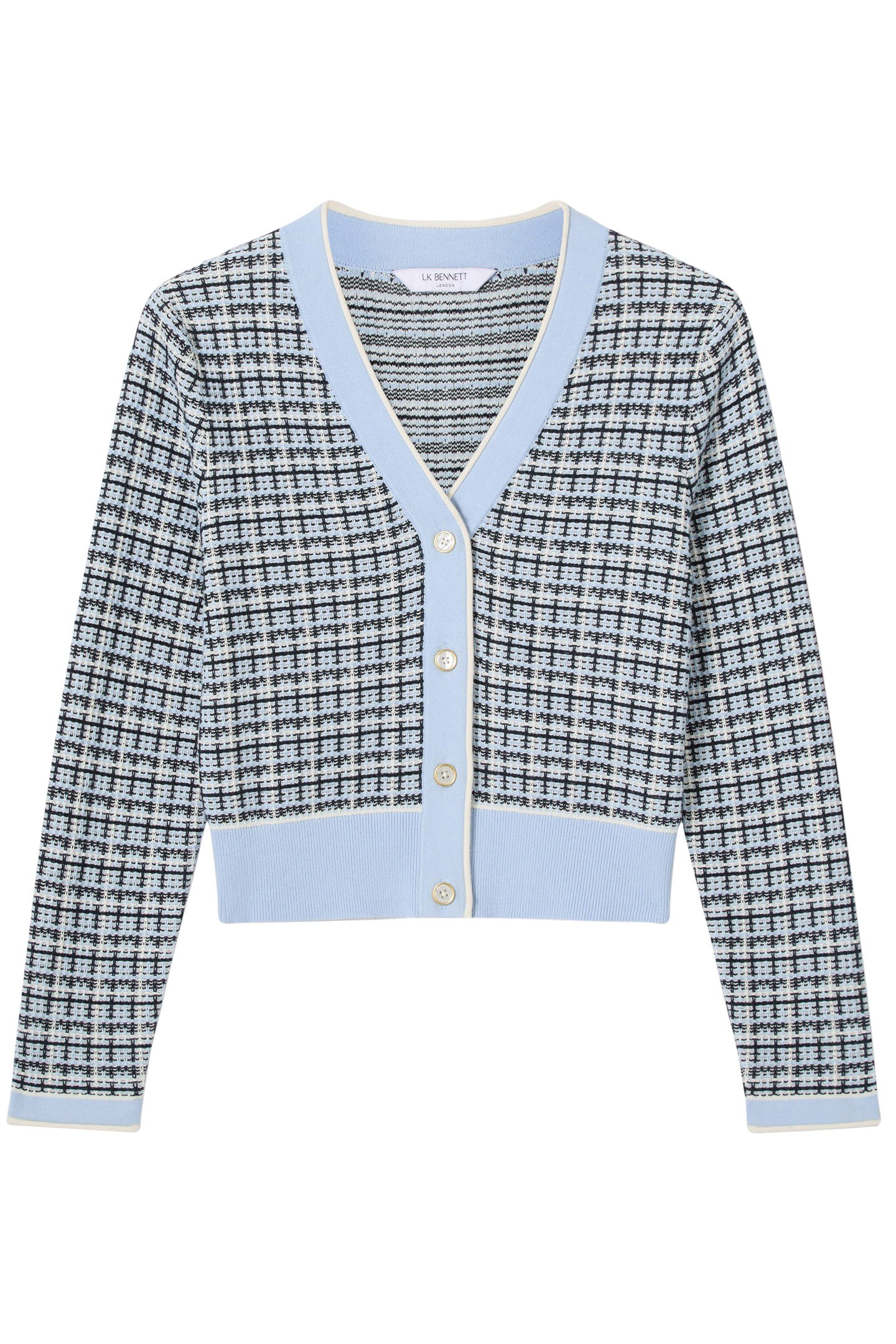 CD HONEY CONTRAST KNIT BLUE 3