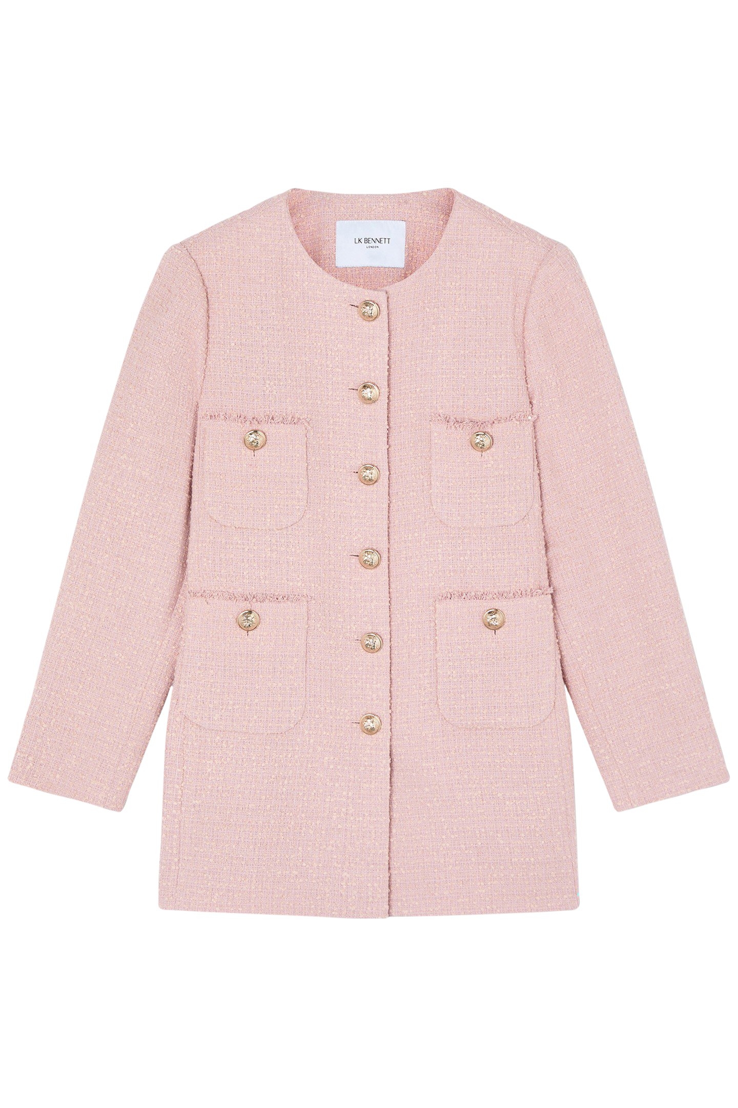 JK ROSIE TWEED JACKET LIGHT PINK 3