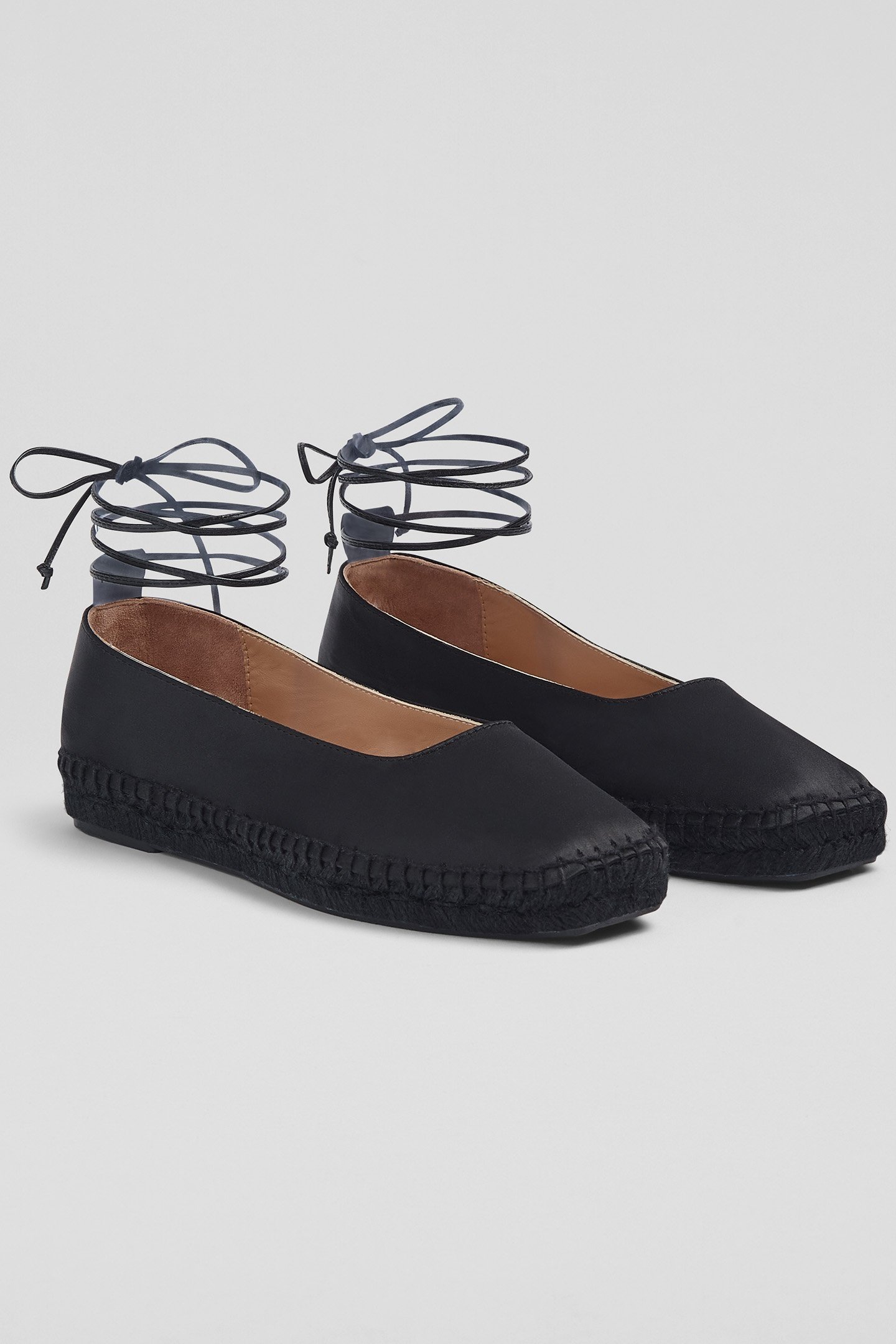FL MIA ANKLE TIE ESPADRIL BLACK 2